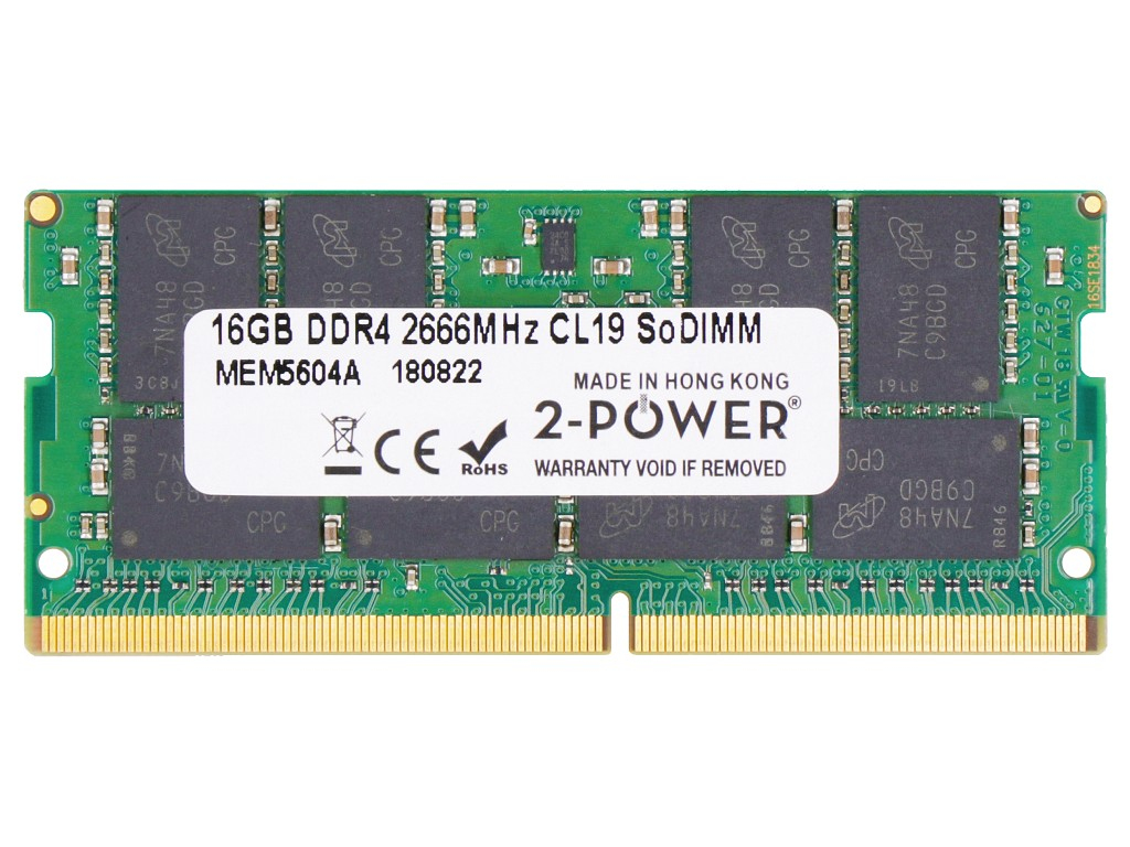 2-power 2P-3TK84AT - 16 GB - 1 x 16 GB - DDR4 - 2666 MHz
