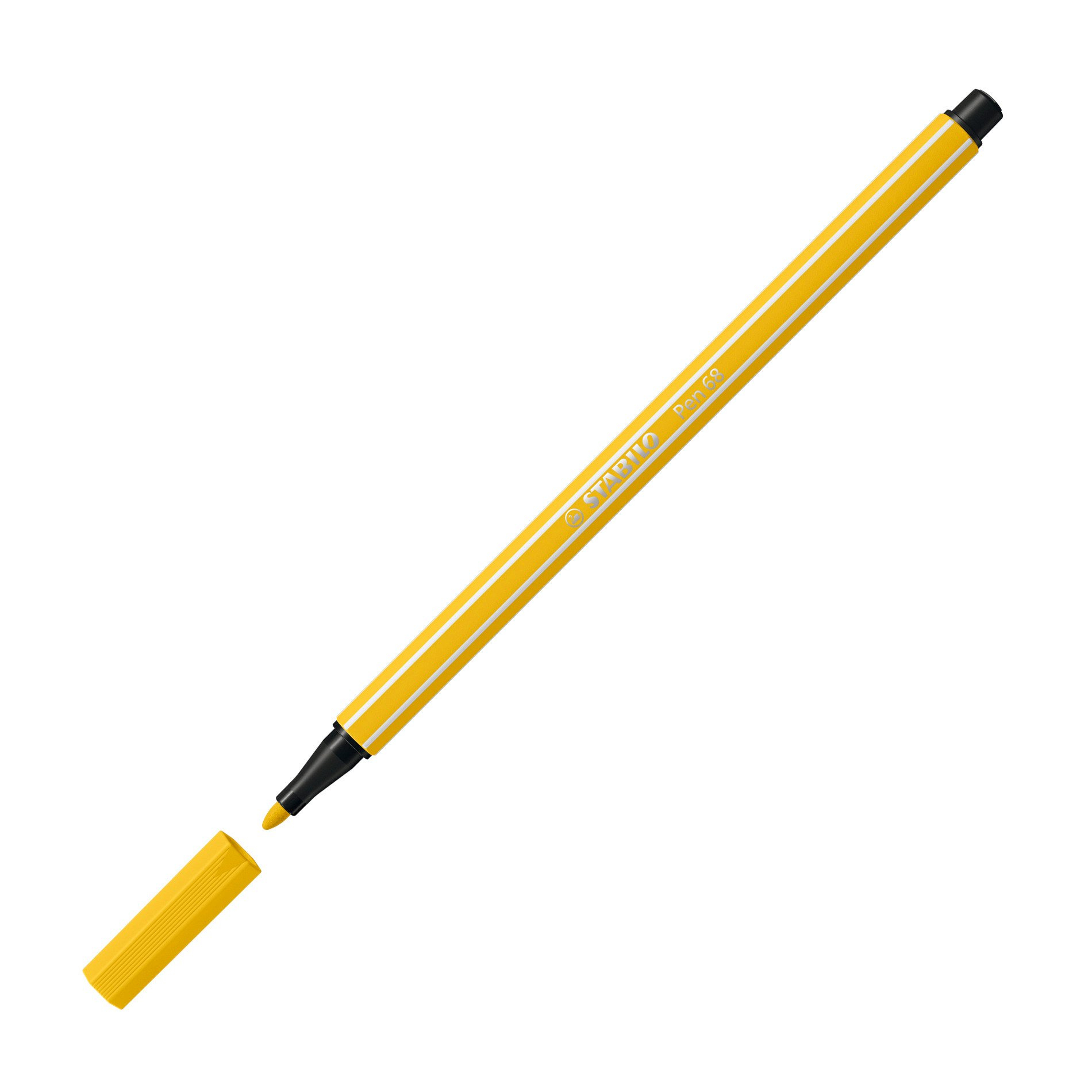 STABILO Pen 68 - Filzstift - Gelb - wasserbasierte