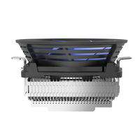 Pccooler Q120 V2 Top-Blow CPU-Khler - Khlset - 12 cm - 1500 RPM - 42 cfm - Schwarz - Blau