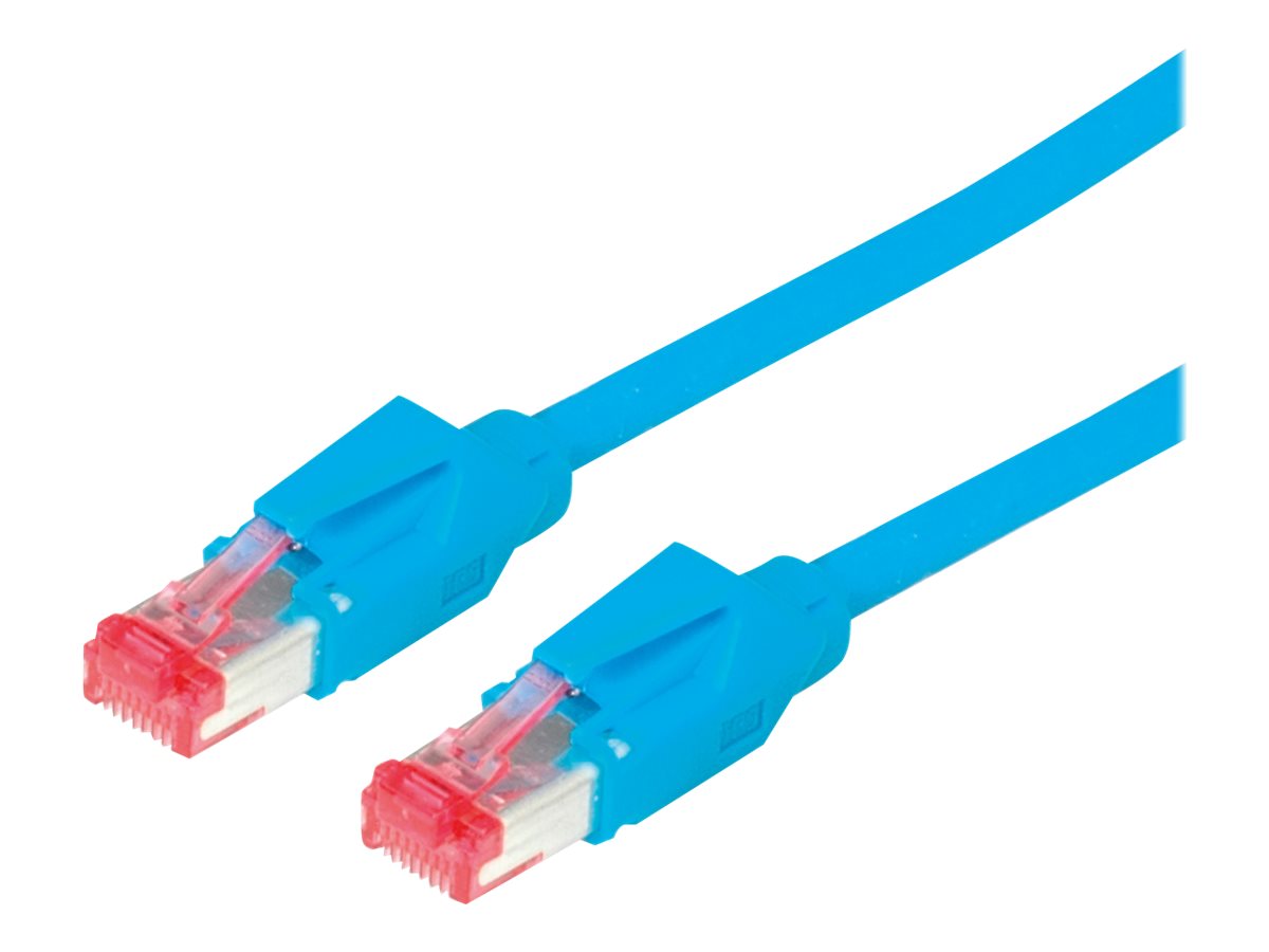 Draka Comteq S/FTP Patch cable Cat6, Blue, 3m cavo di rete Blu