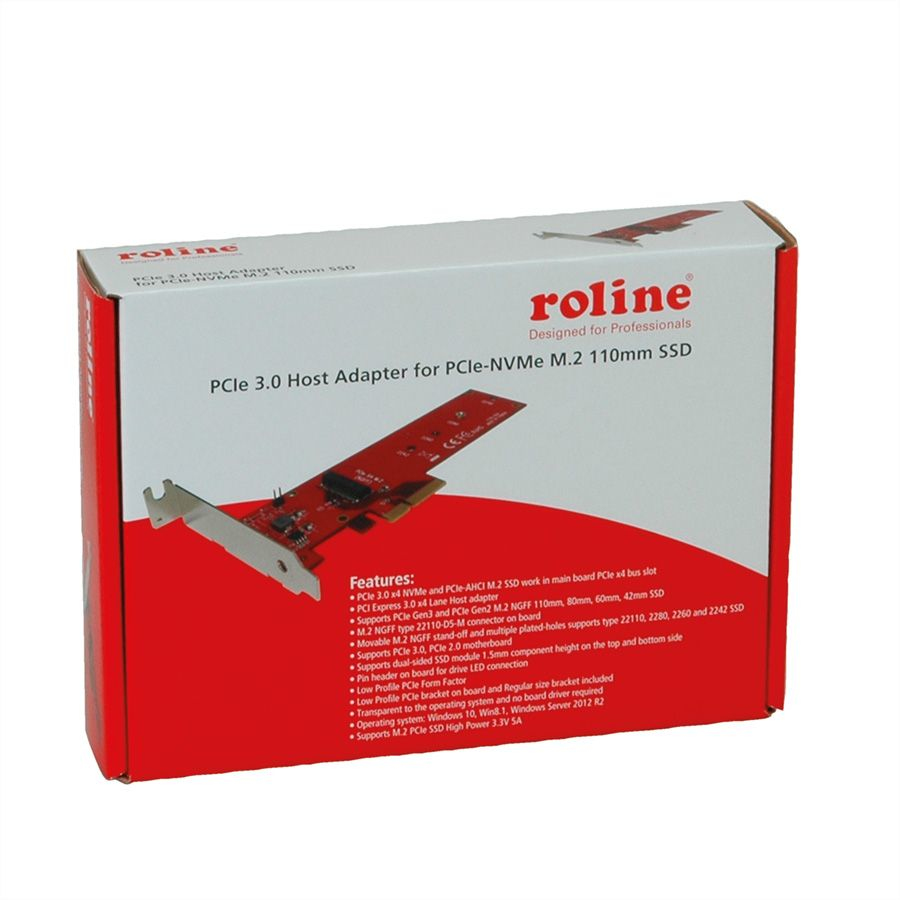 ROLINE Speicher-Controller - M.2 - 1 Sender/Kanal