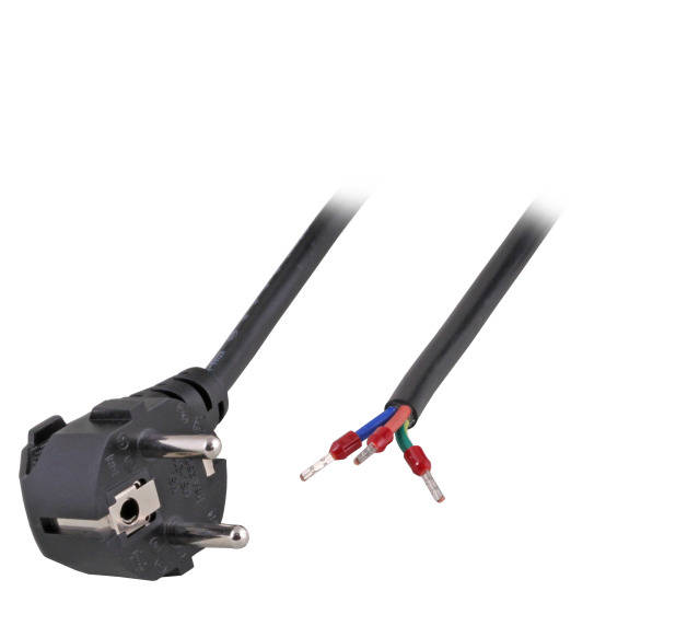 EFB Elektronik EK504AE.1,8 power cable Black 1.8 m Power plug type F