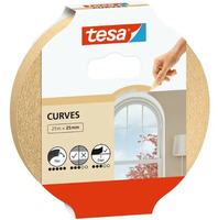 Tesa KURVEN 56533-00001-02 Kreppband Beige L x B 25 m 25 mm