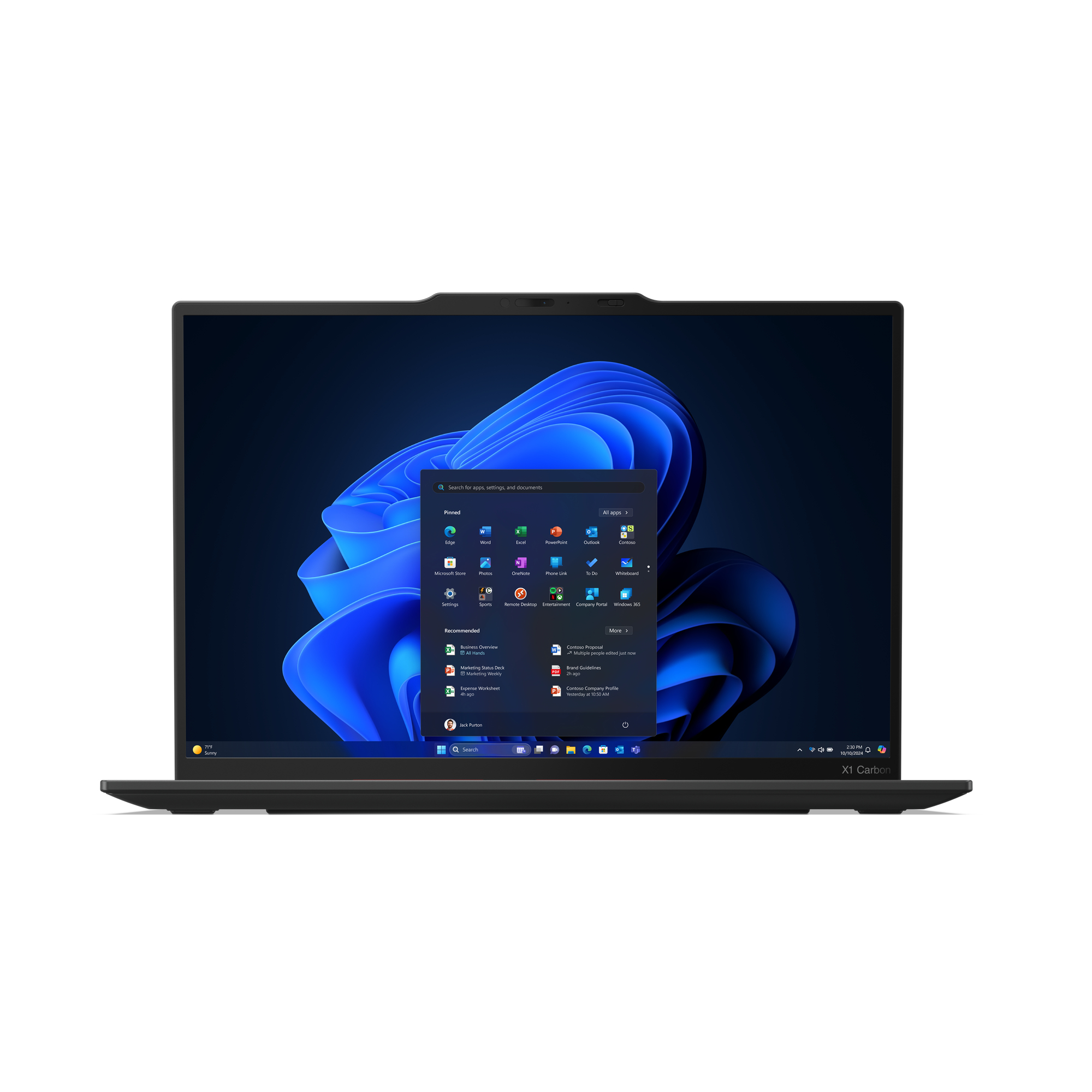 Lenovo X1 Carbon - 14 Notebook - Core Ultra 7 5,2 GHz 35,6 cm