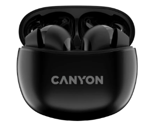 Canyon CNS-TWS5B headphones/headset Wireless In-ear Calls/Music/Sport/Everyday USB Type-C Bluetooth Black
