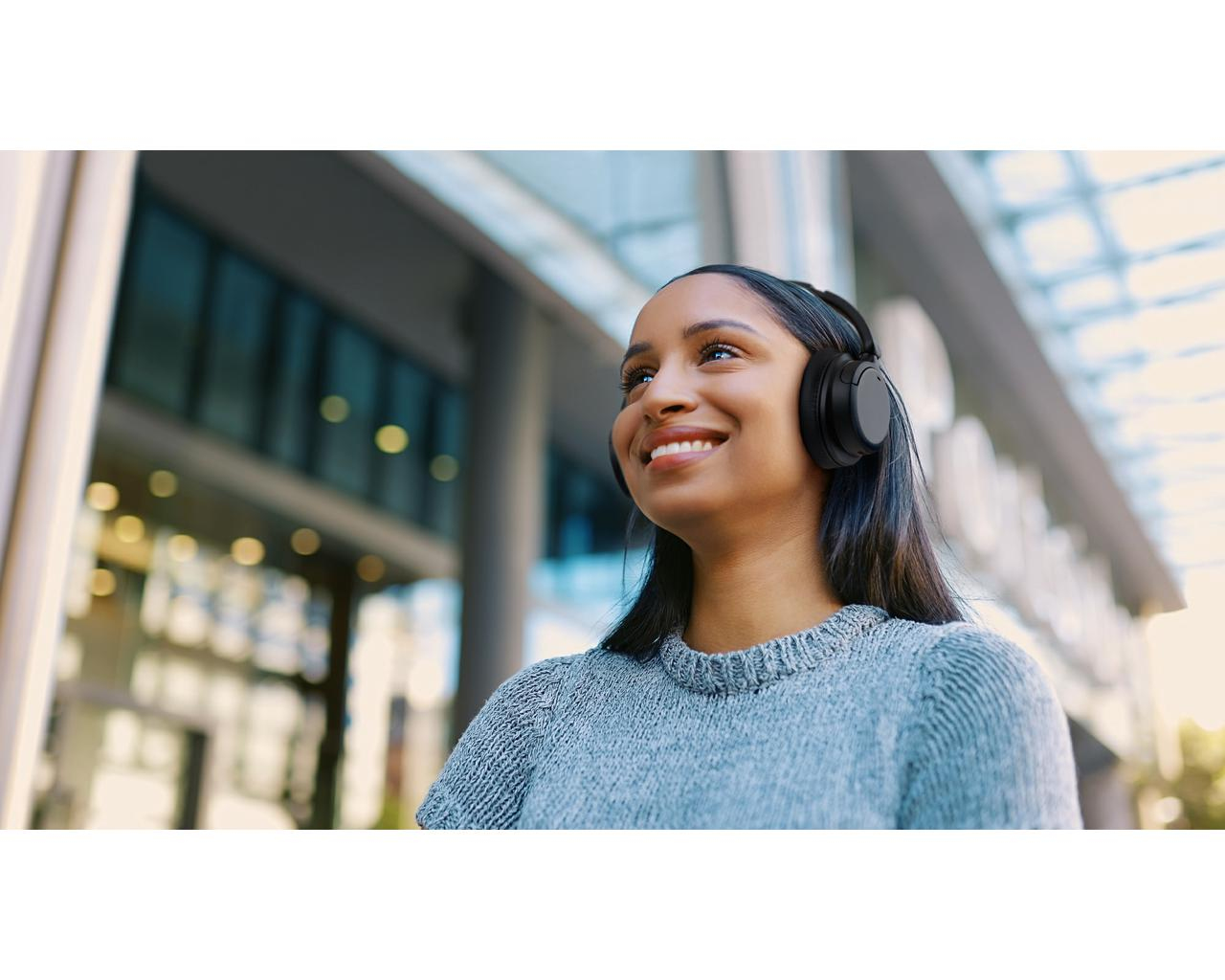 JVC Over Ear Noise Cancelling Casque Sans fil Arceau Appels/Musique USB Type-C Bluetooth Noir