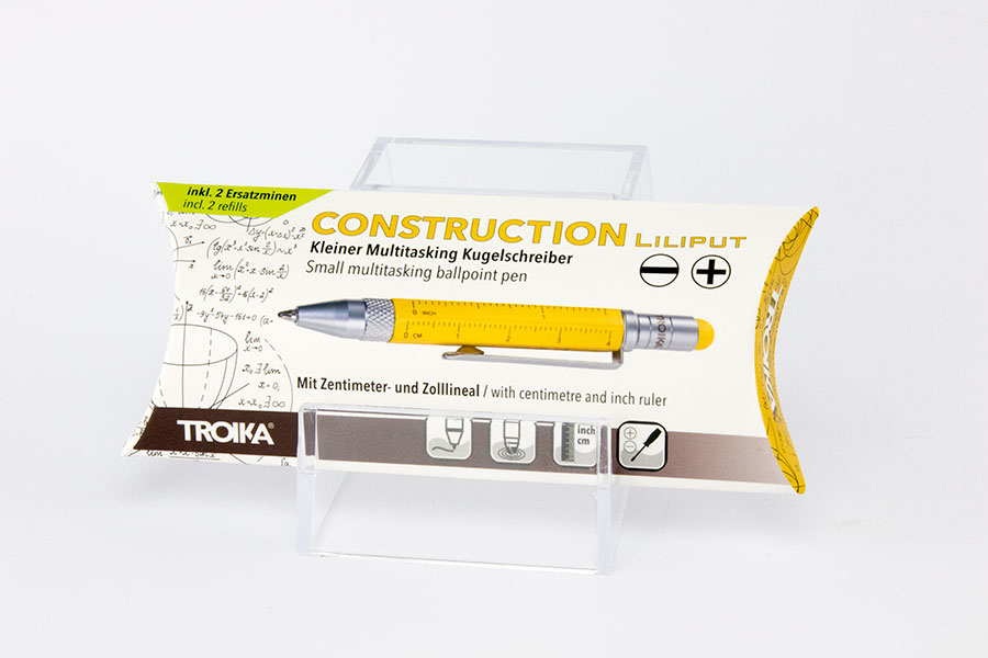 Troika Kugelschreiber LILIPUT TOOL PEN gelb