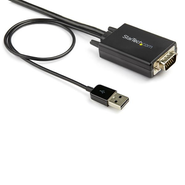 StarTech.com VGA2HDMM2M  StarTech.com Câble adaptateur VGA vers HDMI - 2 m  - 1080p - Audio USB - Alimenté par USB
