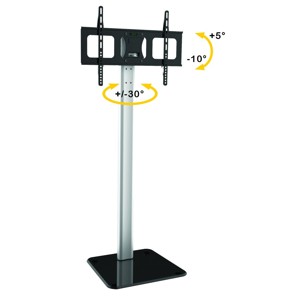 Techly ICA-TR11 TV mount/stand 177.8 cm (70) Black, Silver