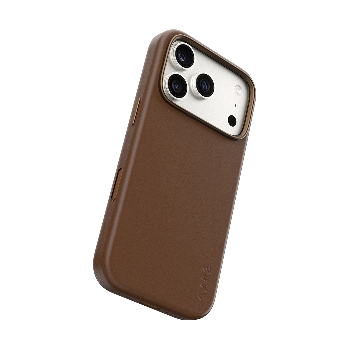 PanzerGlass CARE by � Solo Vegan Leather Case Brown w. MagSafe iPhone 2026 Pro | 17 Pro coque de protection pour t�l�phones portables Housse Marron