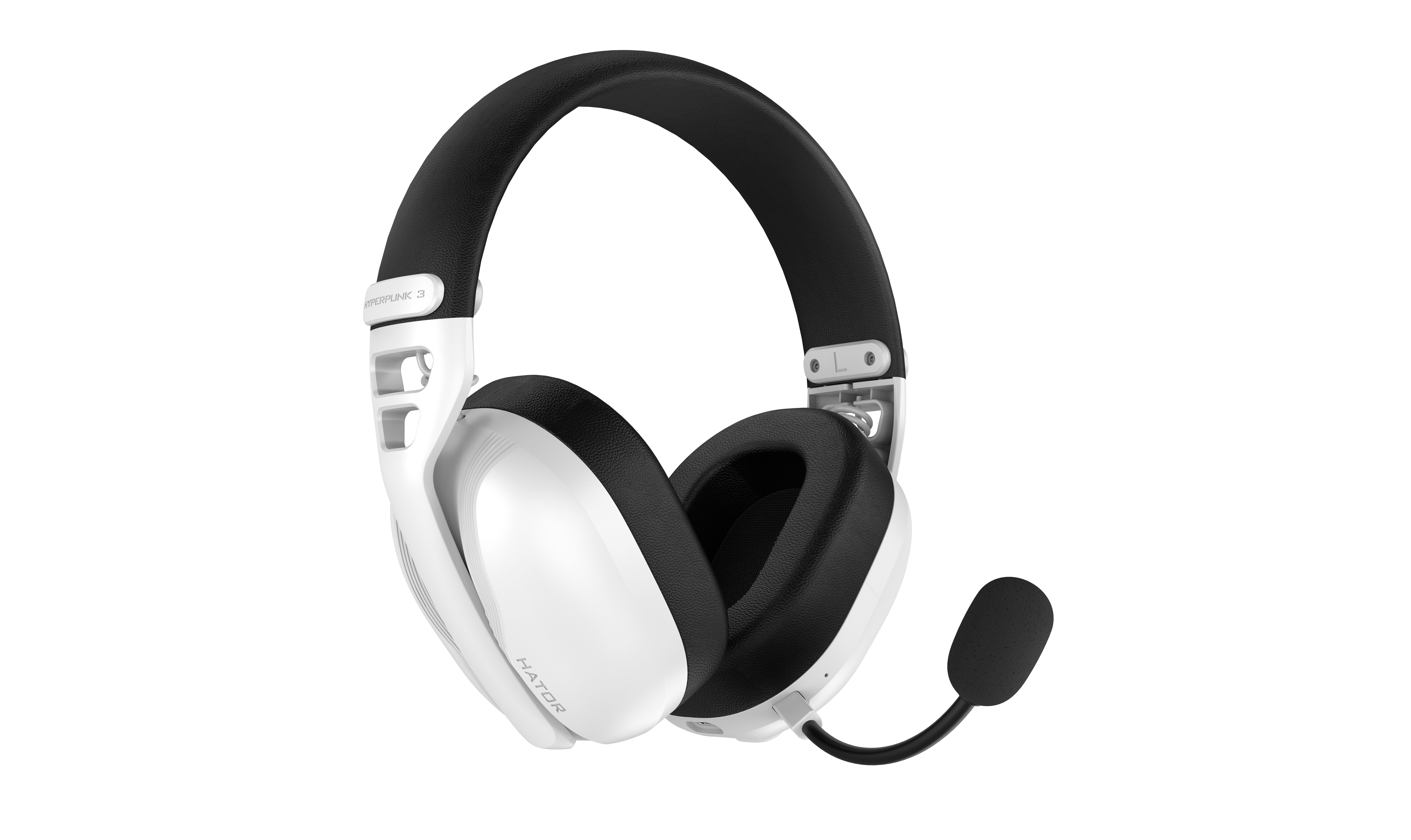 HATOR Hyperpunk 3 Wireless Headset Wired & Wireless Head-band Gaming USB Type-C / USB Type-A Bluetooth White