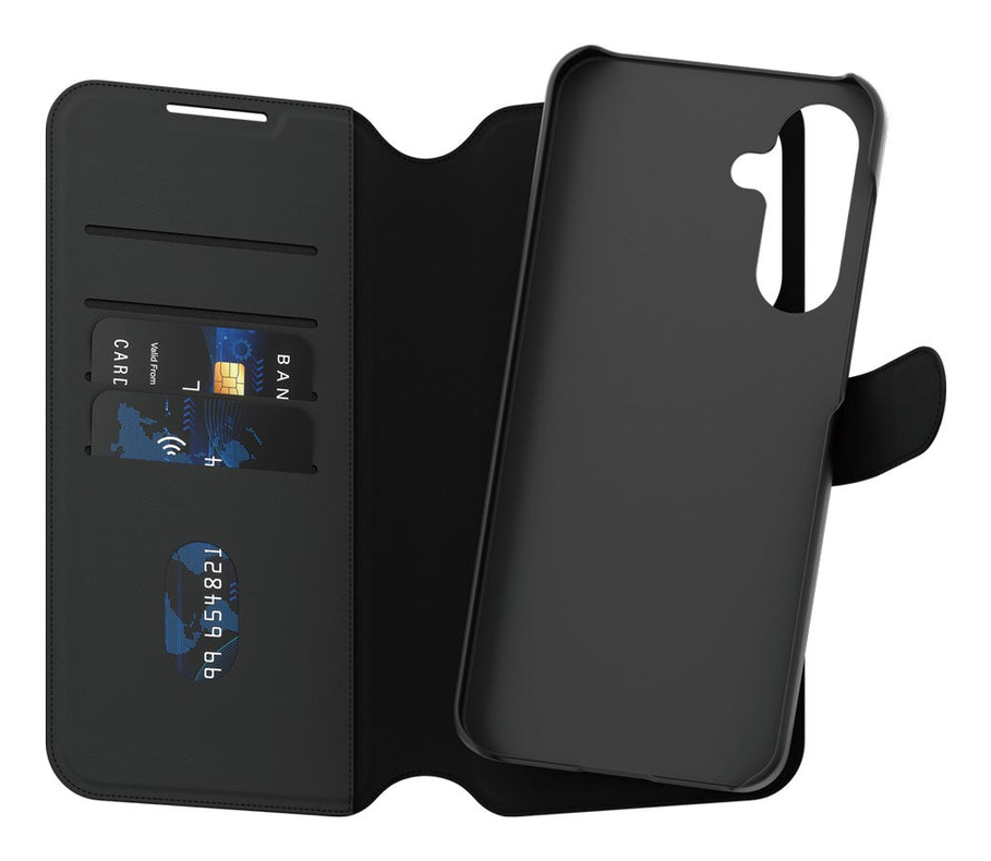 PanzerGlass Tango Two-in-One mobile phone case 17 cm (6.7) Wallet case Black