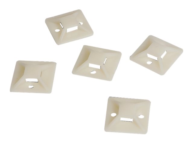 LogiLink Kabelbinderhalterung - Natur (Packung mit 100)