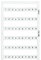 WAGO 248-502 - Anschlussblockmarker - Wei� - 5 mm - 6,7 g