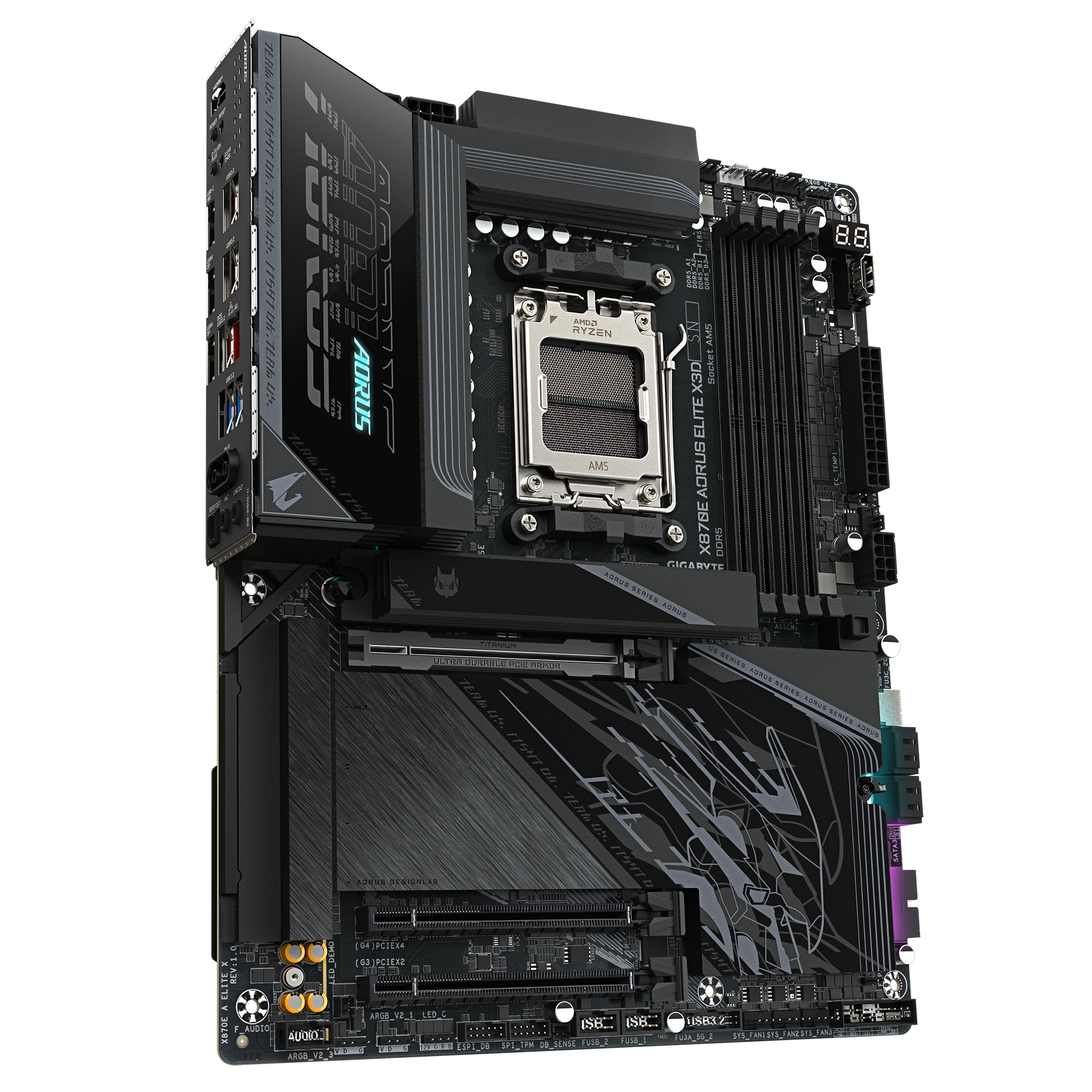 Gigabyte X870E A ELITE X AM5 - Mainboard - AMD Sockel AM5 (Ryzen Zen4)