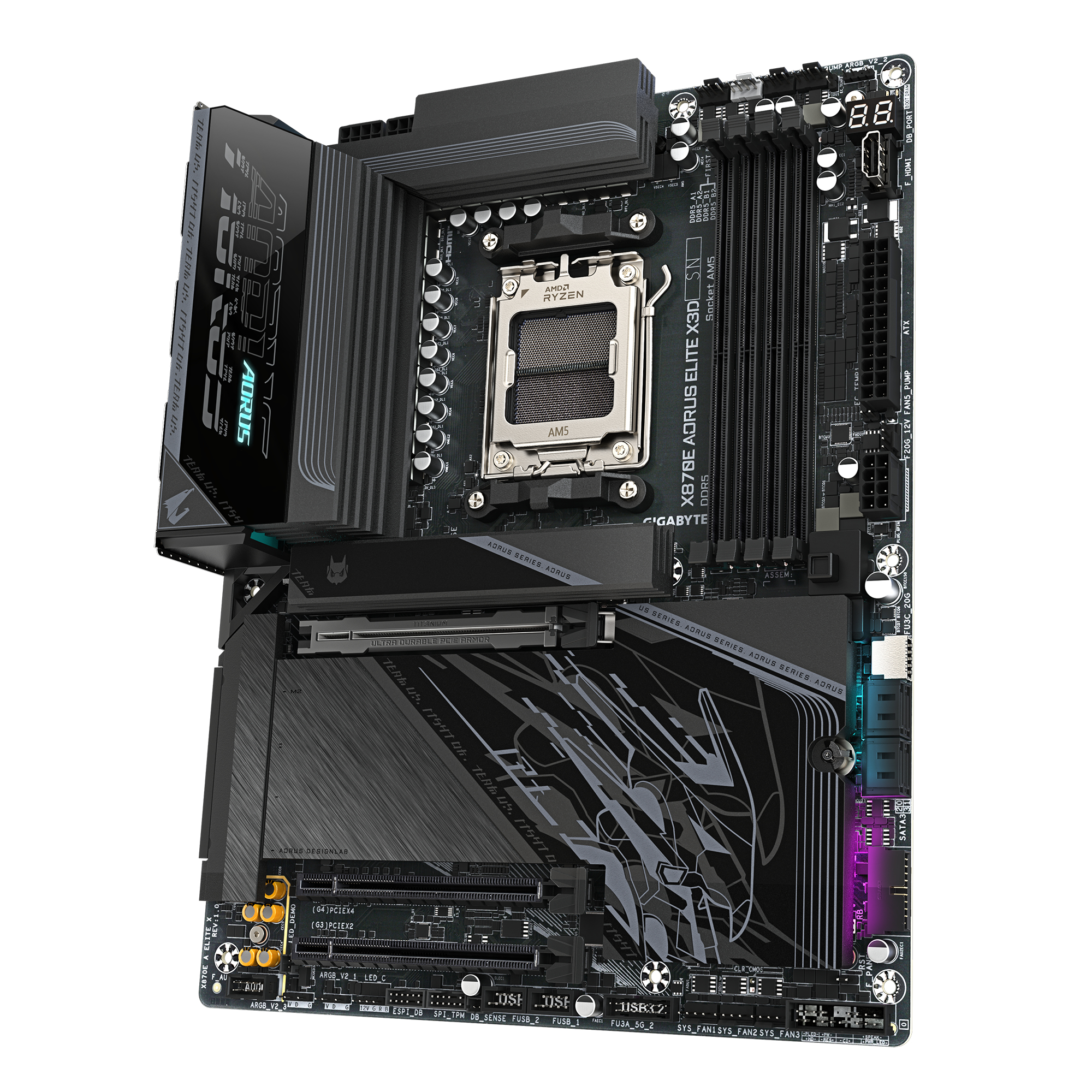 Gigabyte X870E A ELITE X AM5 - Mainboard - AMD Sockel AM5 (Ryzen Zen4)
