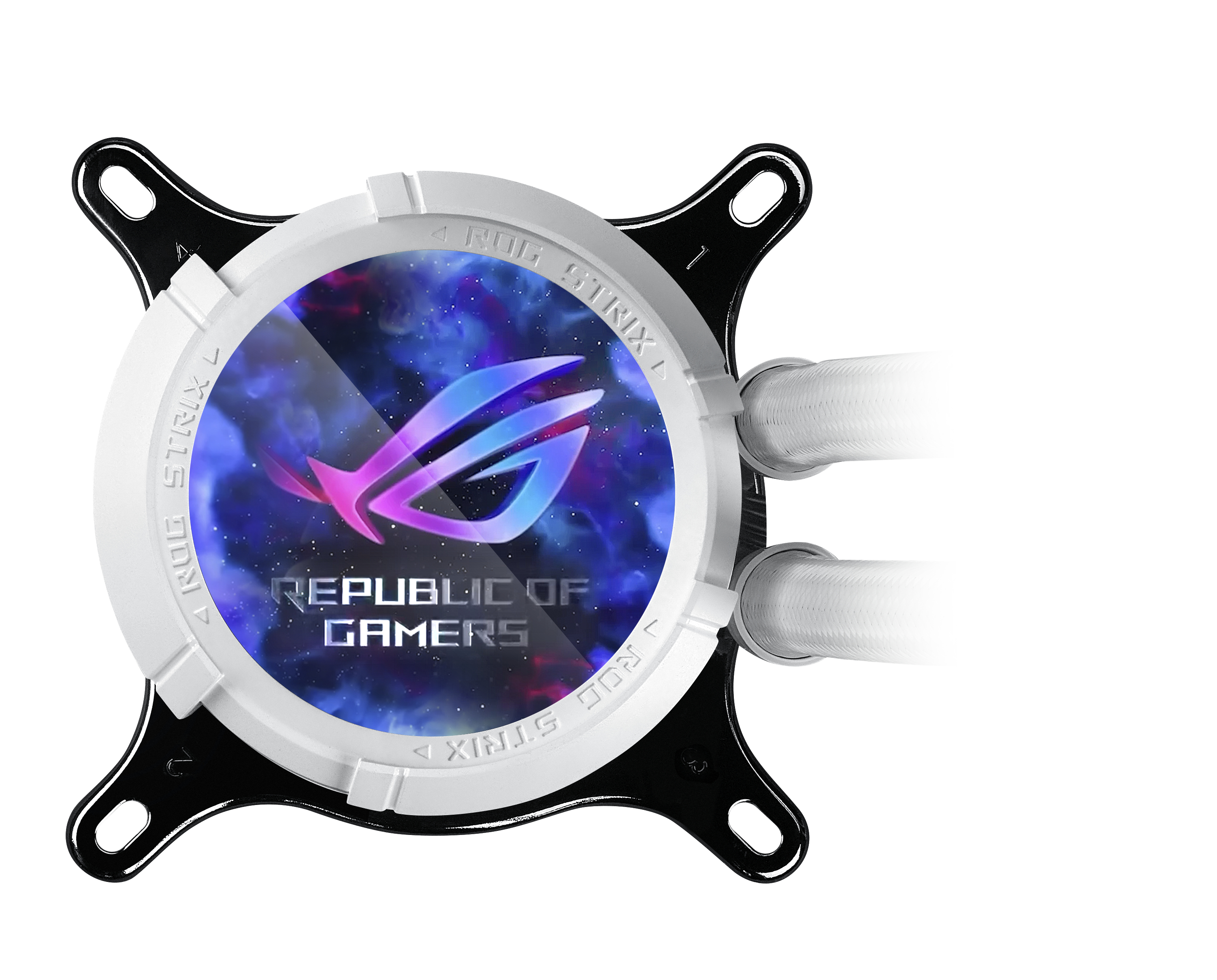 ASUS ROG STRIX LC III 360 ARGB LCD - White Edition - Prozessor-Fl�ssigkeitsk�hlsystem - (f�r: LGA1700, LGA1200, LGA115x Socket, AM4, AM5)