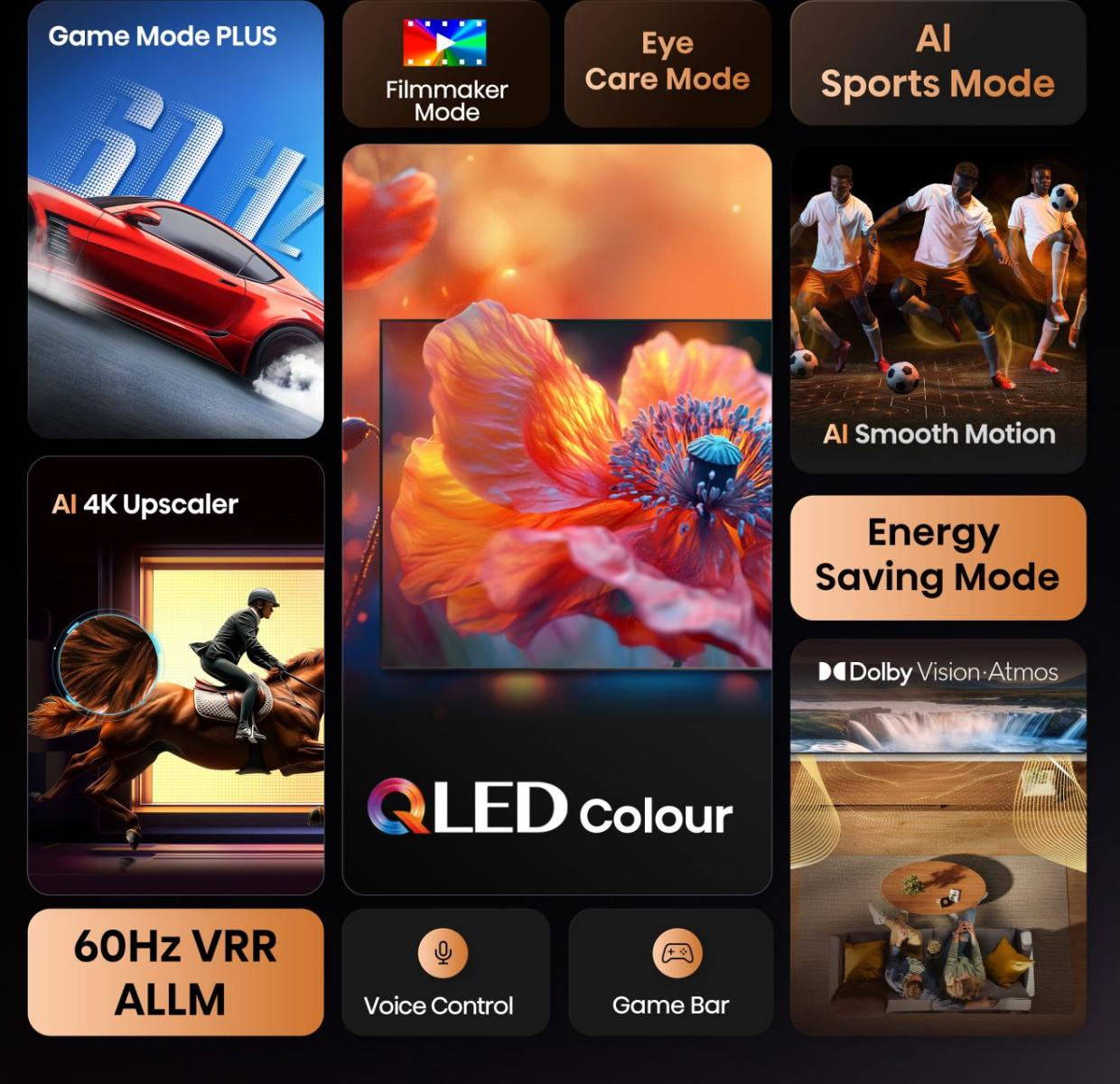 Hisense 85E77Q 2.16 m (85) 4K Ultra HD Smart TV Wi-Fi Black