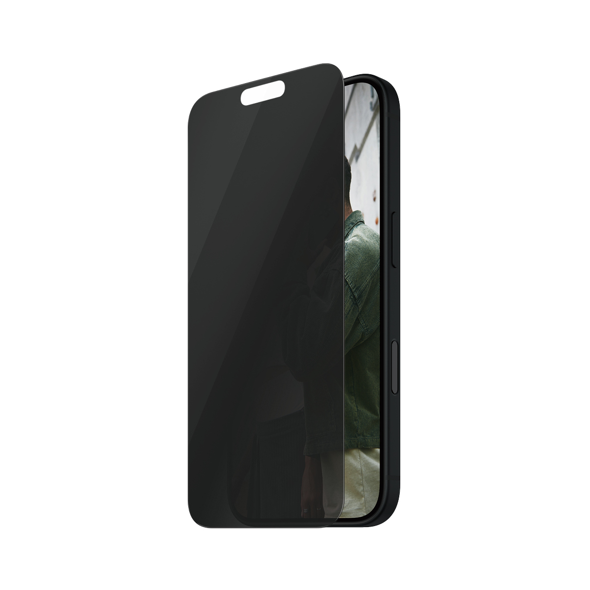 PanzerGlass SAFE. by � 2-Way Privacy Screen Protector iPhone 16 | 15 | Ultra-Wide Fit Pellicola proteggischermo trasparente Apple 1 pz