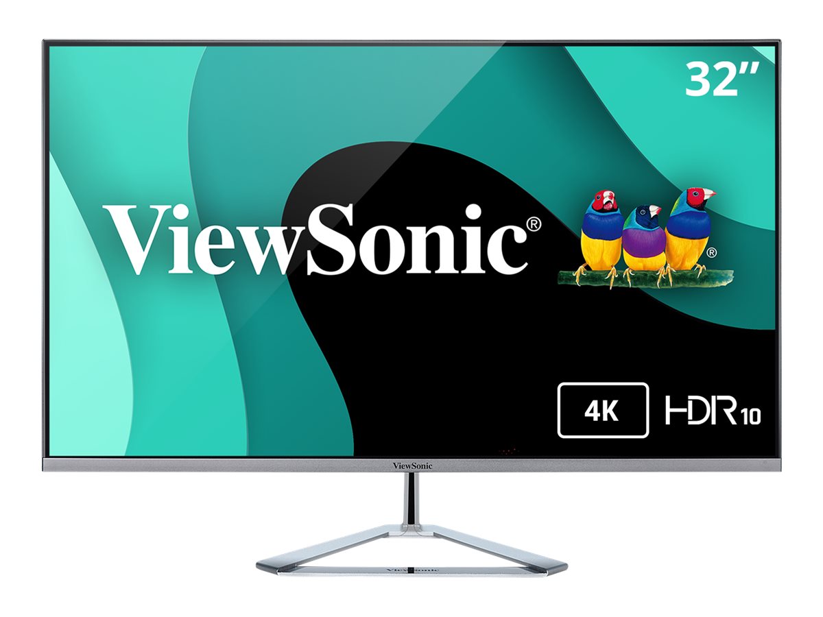Viewsonic VX Series VX3276-4K-mhd 81,3 cm (32) 3840 x 2160 Pixeles 4K Ultra HD LED Plata