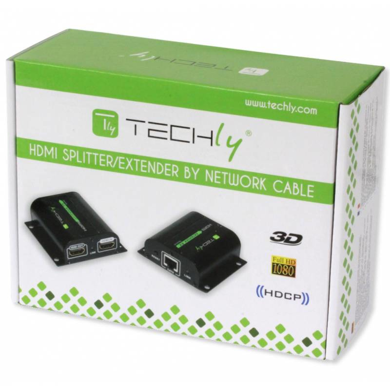 Techly IDATA-EX-HL21D extension audio/video metteur et rcepteur AV