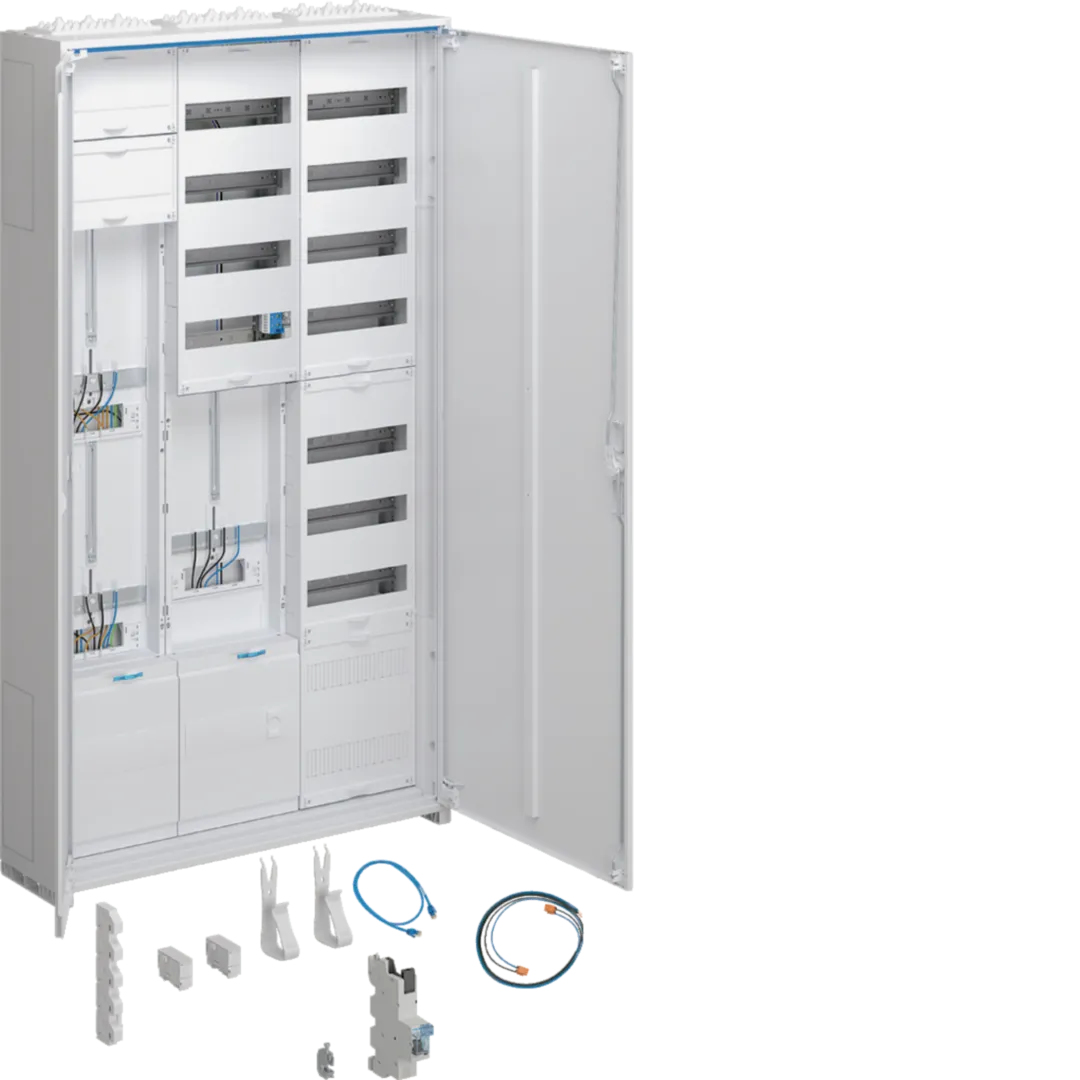 Hager Komplettschrank ZB533M28C 2ZP 1SG APZ H 1400mm 3feldig