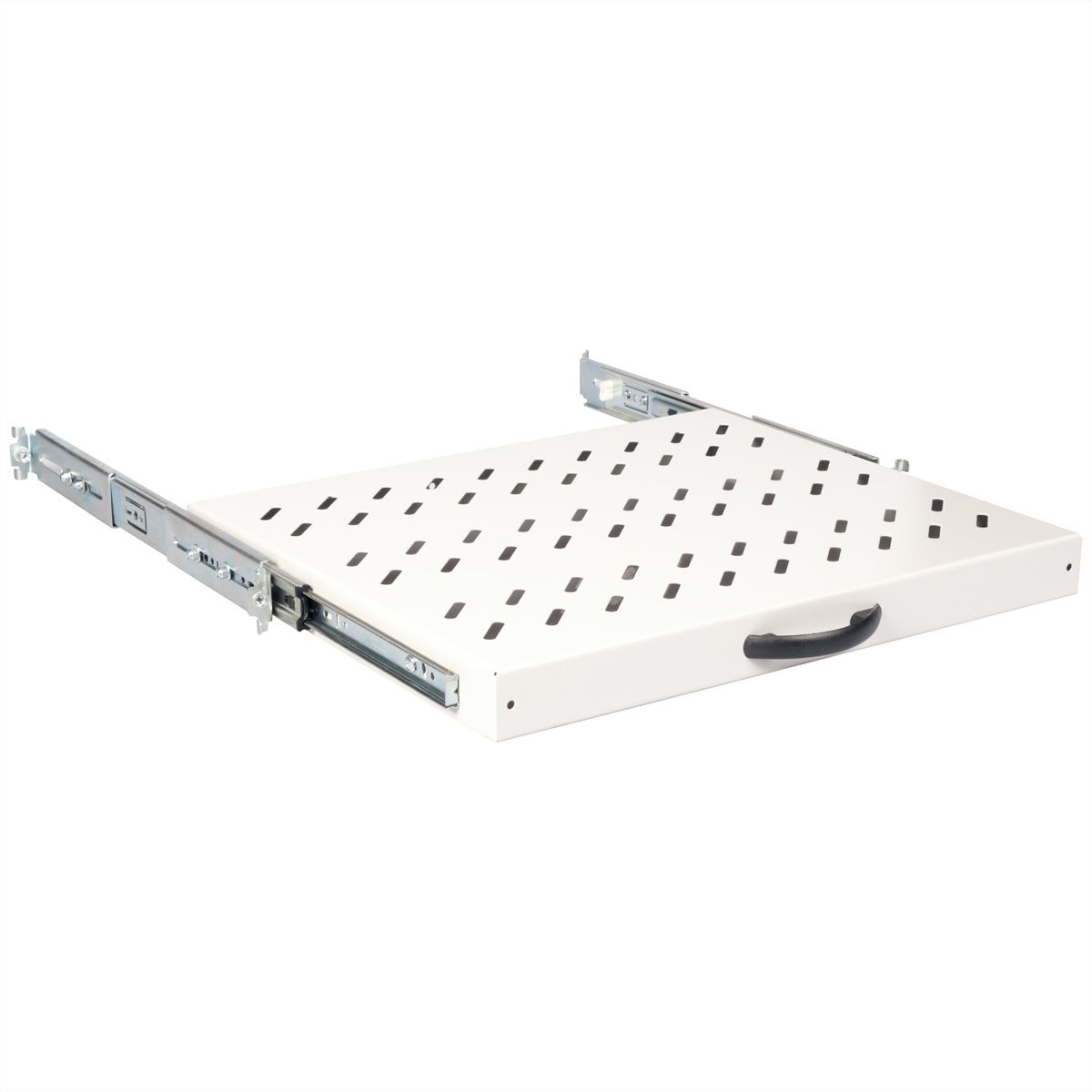 ROLINE Rack-Schieberegal - 350 mm tief, Tragf�higkeit 25 kg - RAL 7035, Hellgrau - 1U - 48.3 cm (19)