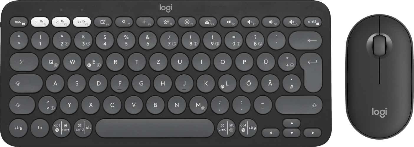 Logitech Pebble 2 Combo TONAL GRAPHITE DEU N/A