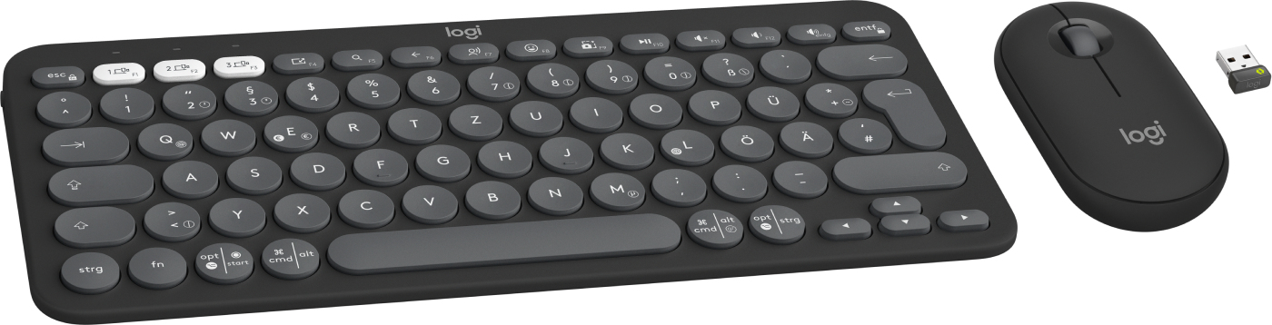 Logitech Pebble 2 Combo TONAL GRAPHITE DEU N/A