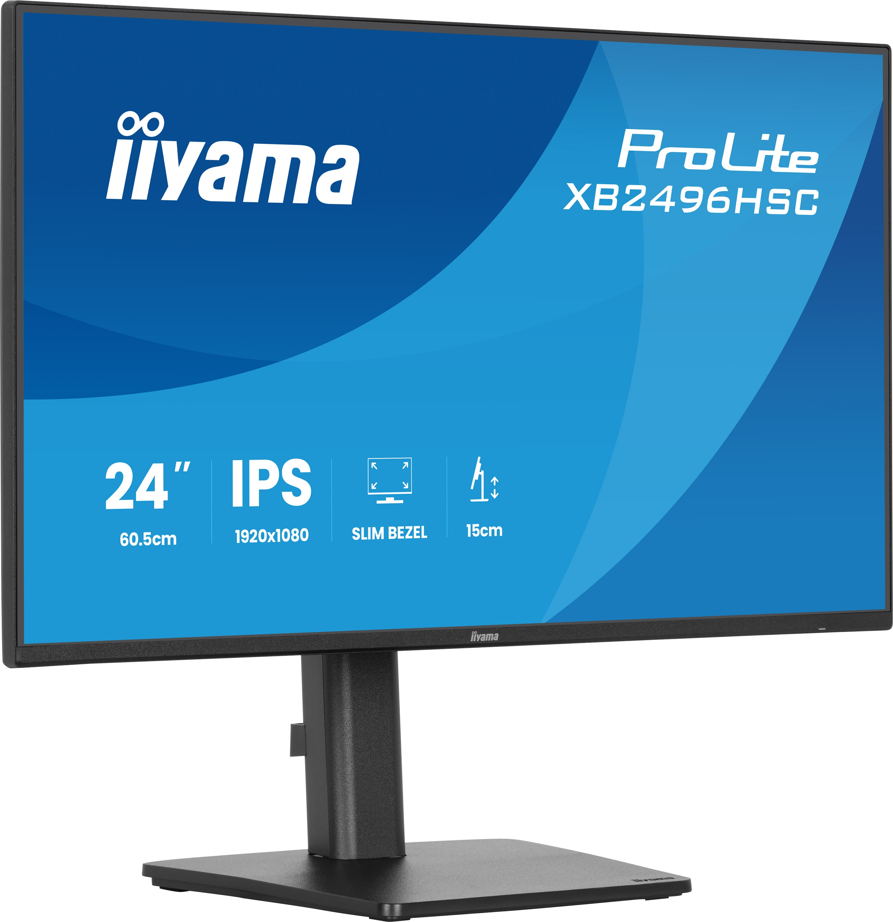 iiyama ProLite XB2496HSC-B1 computer monitor 61 cm (24) 1920 x 1080 pixels Full HD LED Black