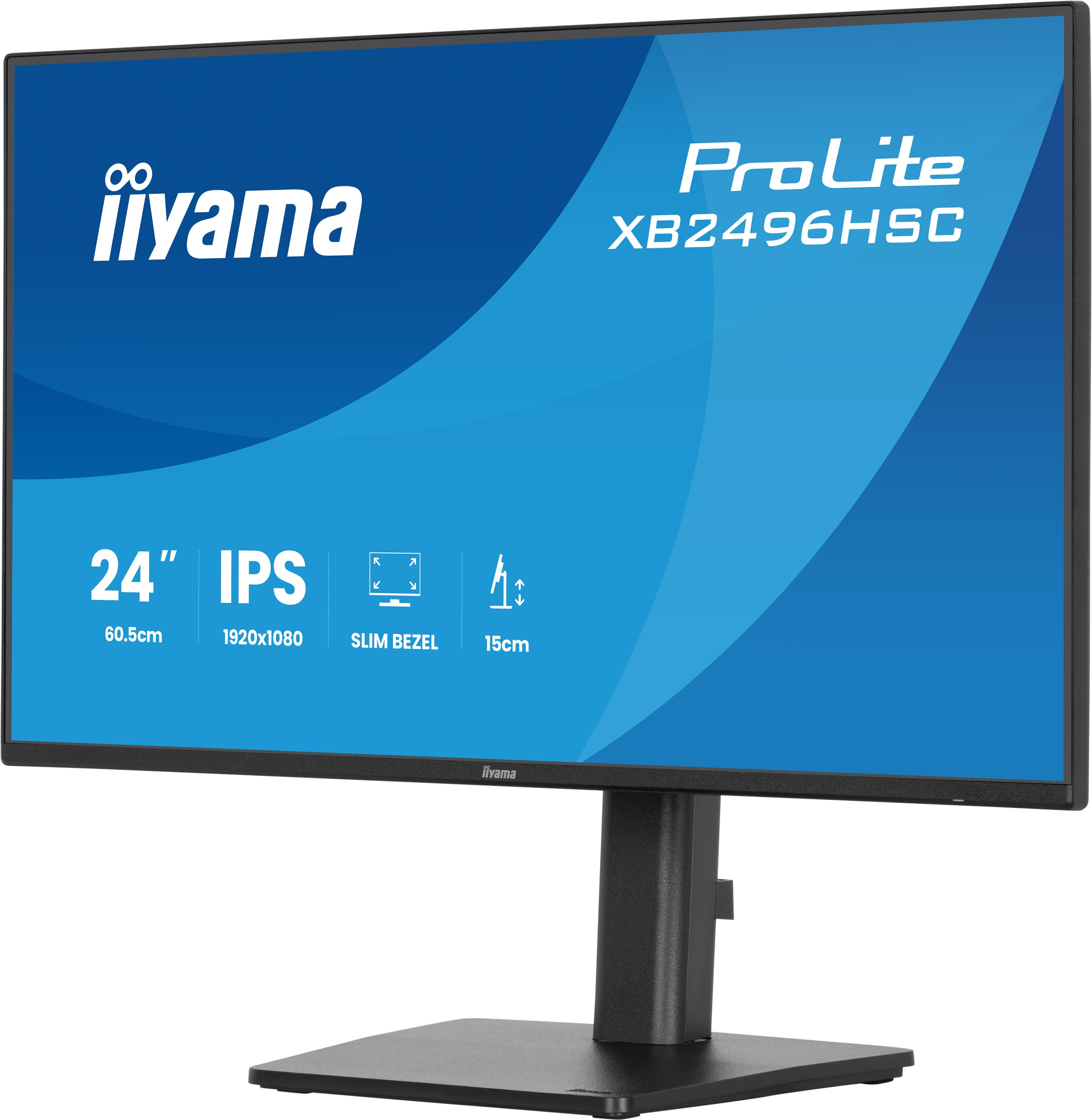 iiyama ProLite XB2496HSC-B1 computer monitor 61 cm (24) 1920 x 1080 pixels Full HD LED Black