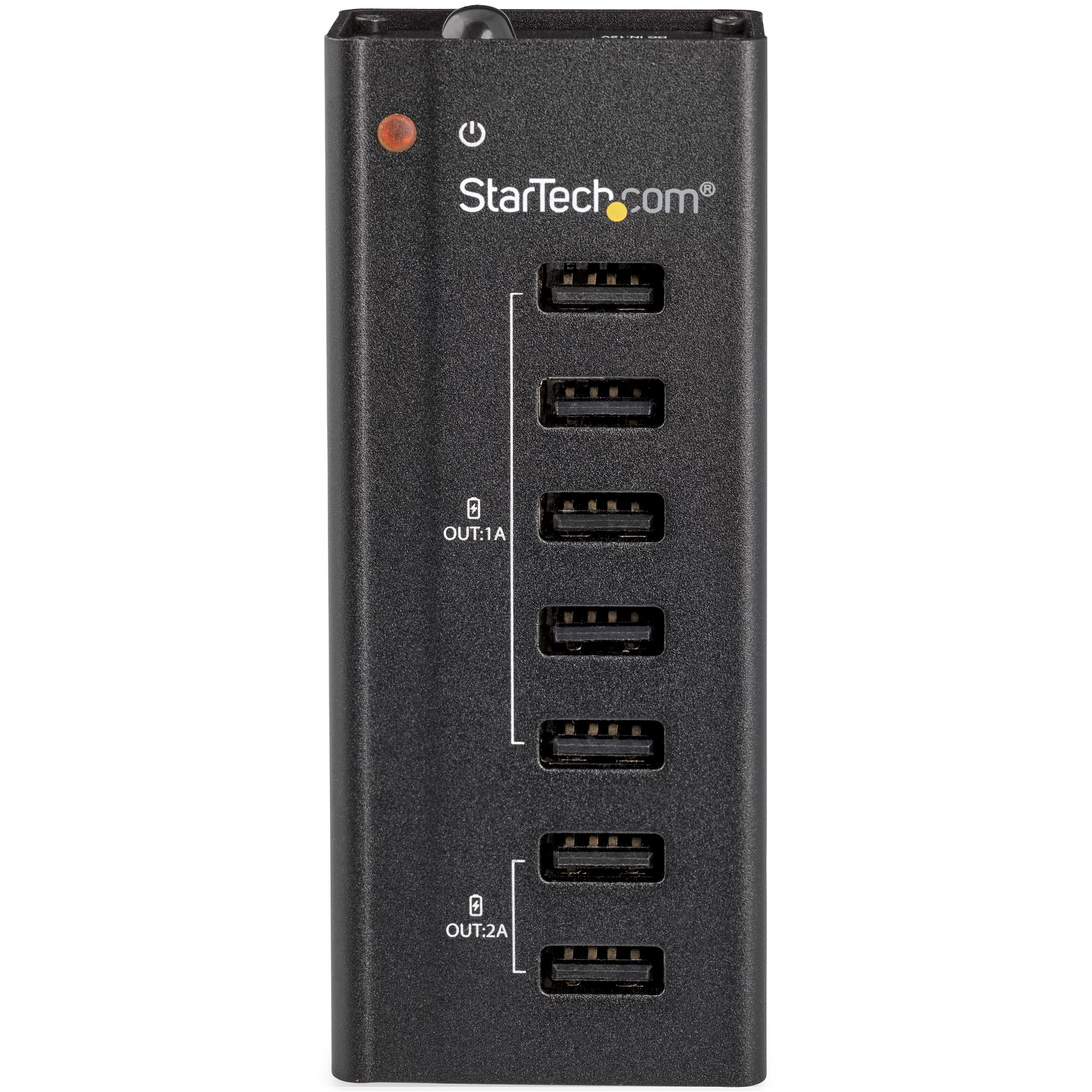 StarTech.com ST7C51224EU  StarTech.com Stazione Ricarica a 7 porte USB con  5x Porte 1A e 2x Porte 2A