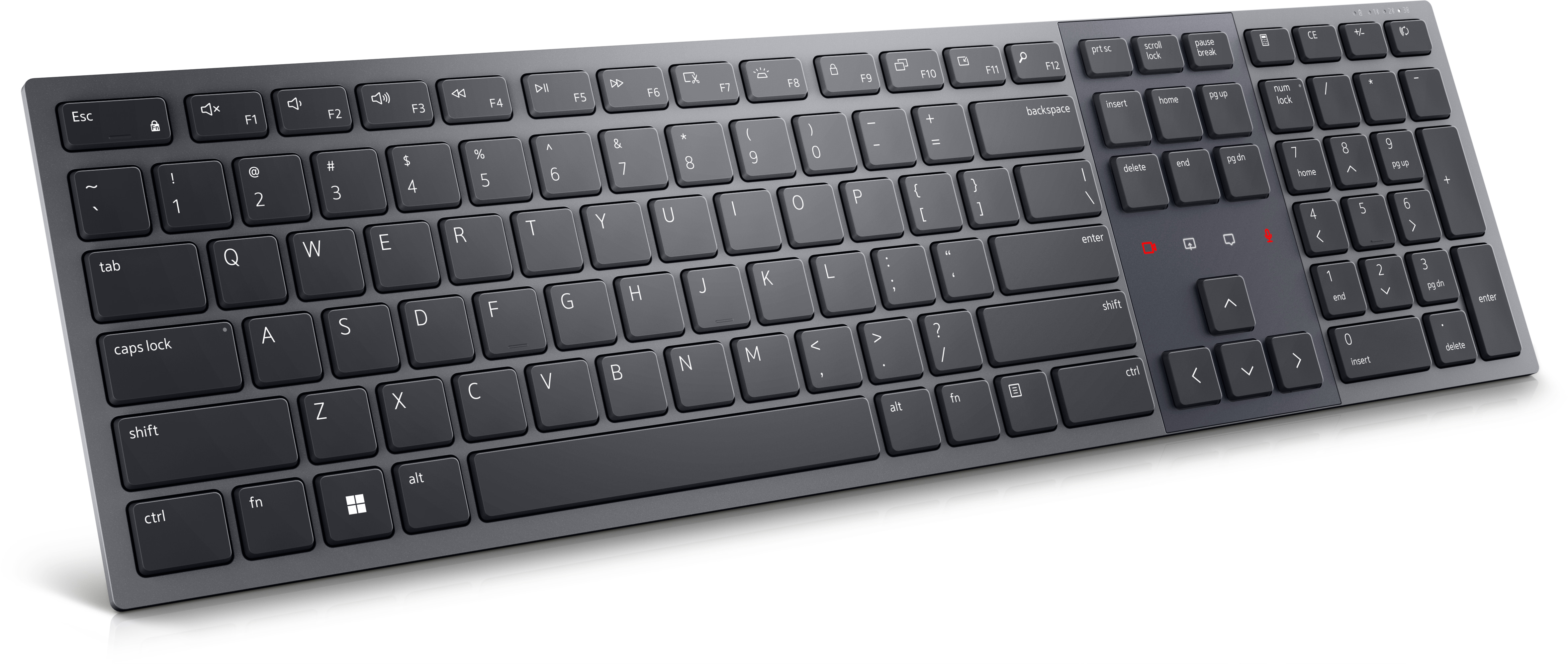 DELL KB900 tastiera RF senza fili + Bluetooth QWERTZ Tedesco Grafite