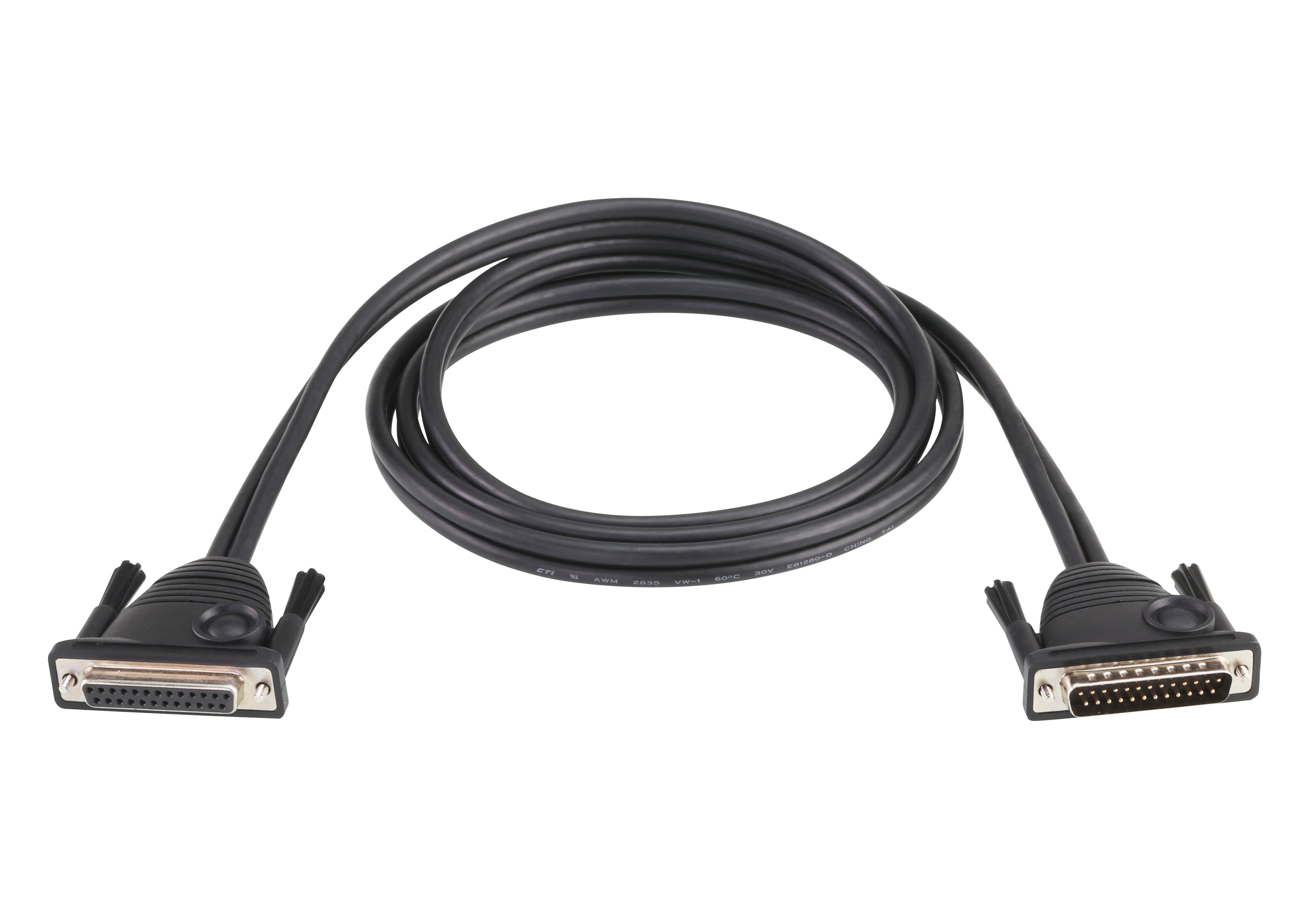 ATEN 2L2705 cble Srie Noir 4,8 m DB-25