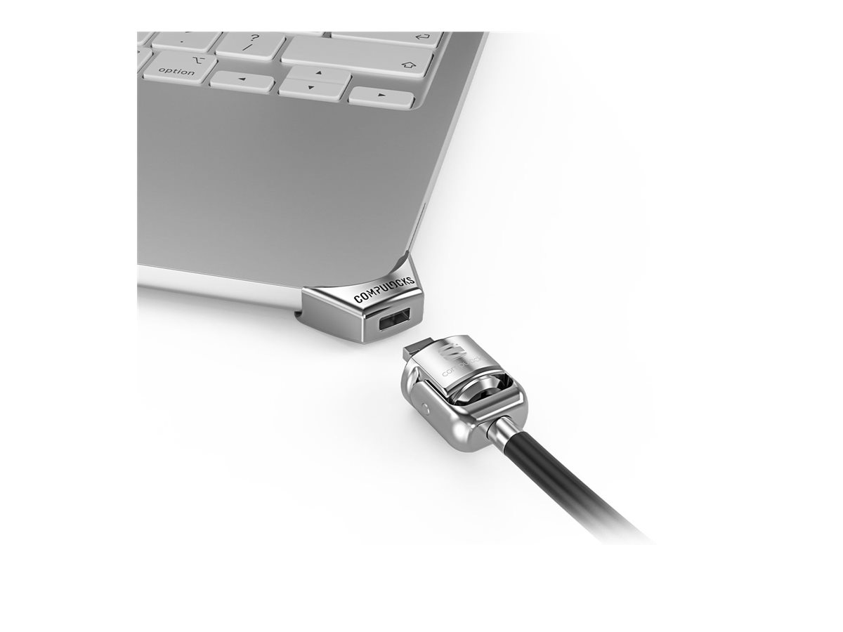 Compulocks Sicherheitsschlossadapter - with keyed cable lock (corner lock)