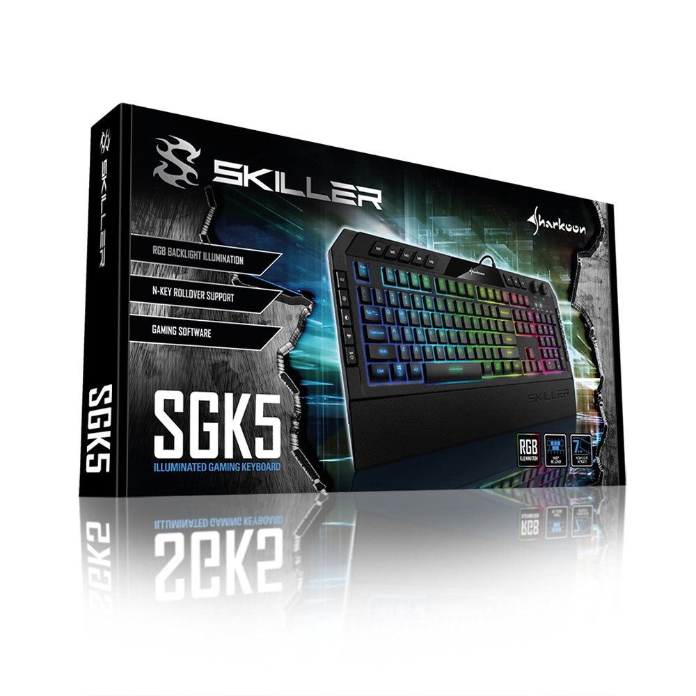 Sharkoon SKILLER SGK5 - Tastatur - hintergrundbeleuchtet