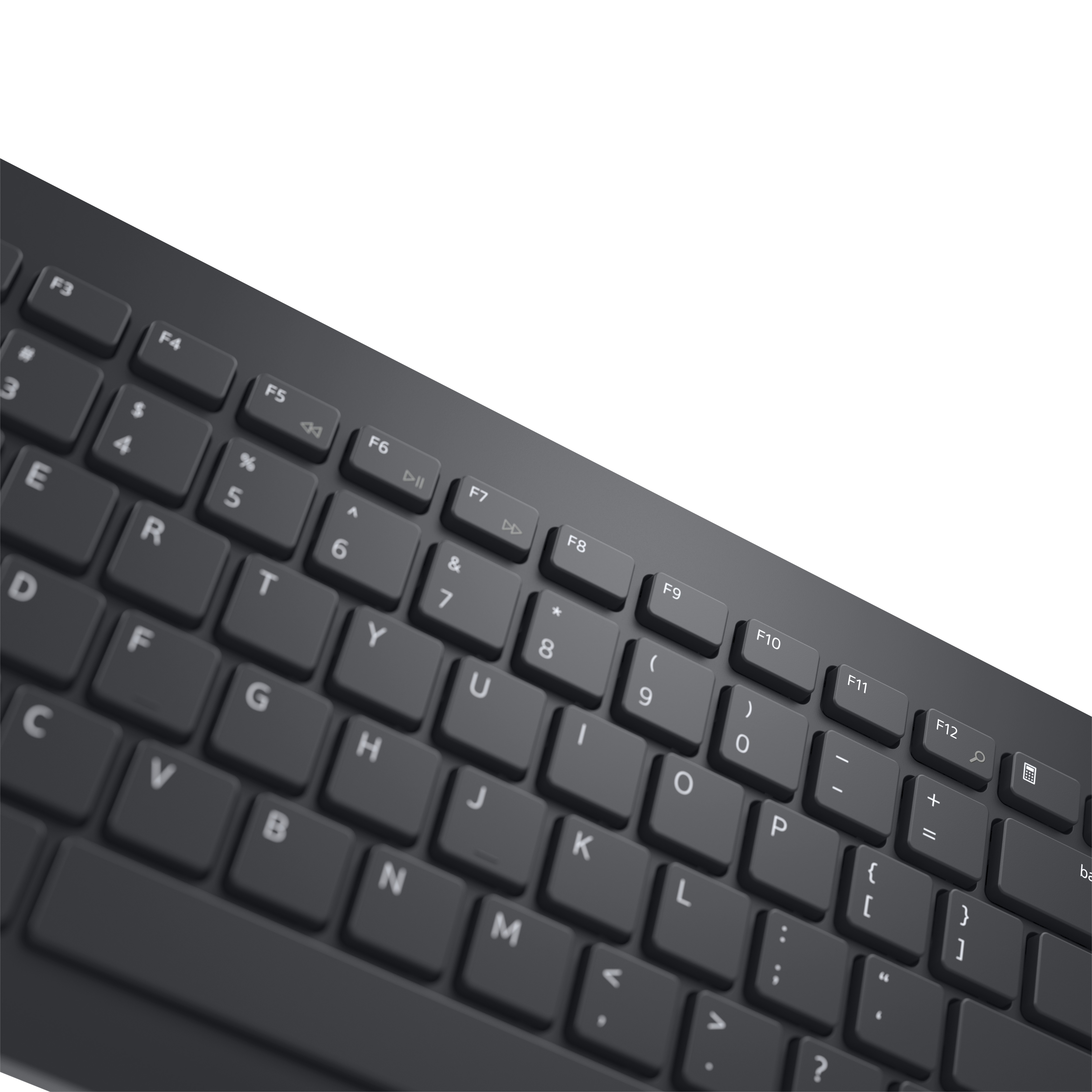 DELL KM3322W tastiera Mouse incluso RF Wireless US International Nero