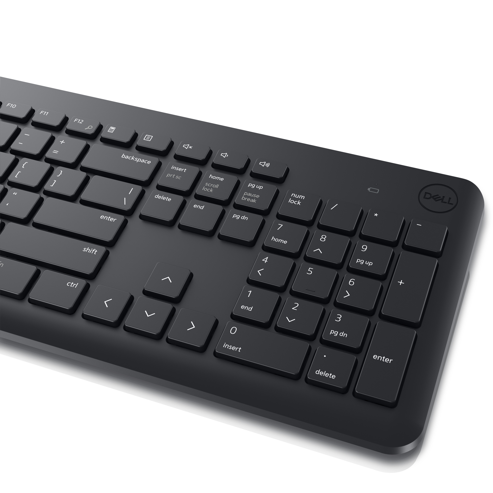 DELL KM3322W tastiera Mouse incluso RF Wireless US International Nero