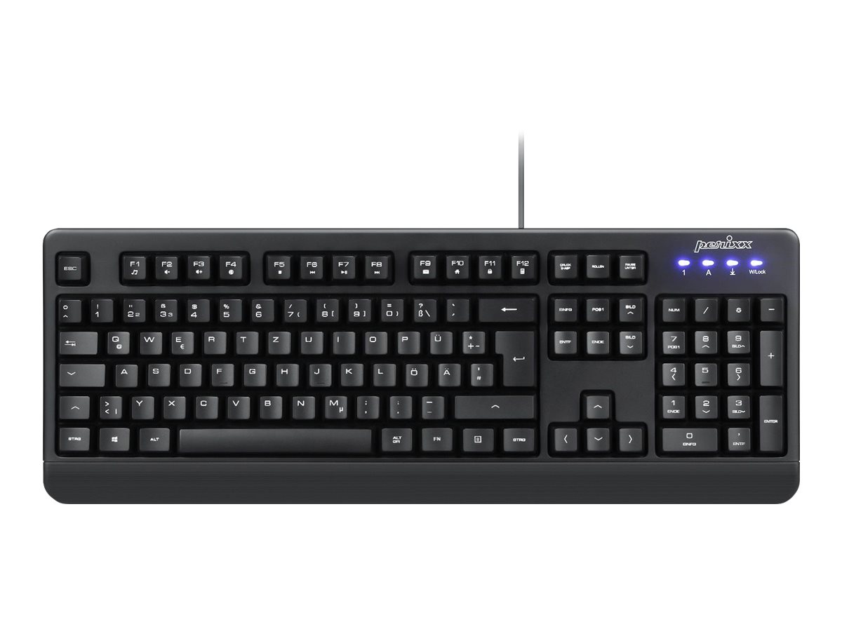 Perixx PERIBOARD-517 keyboard USB QZERTY English White