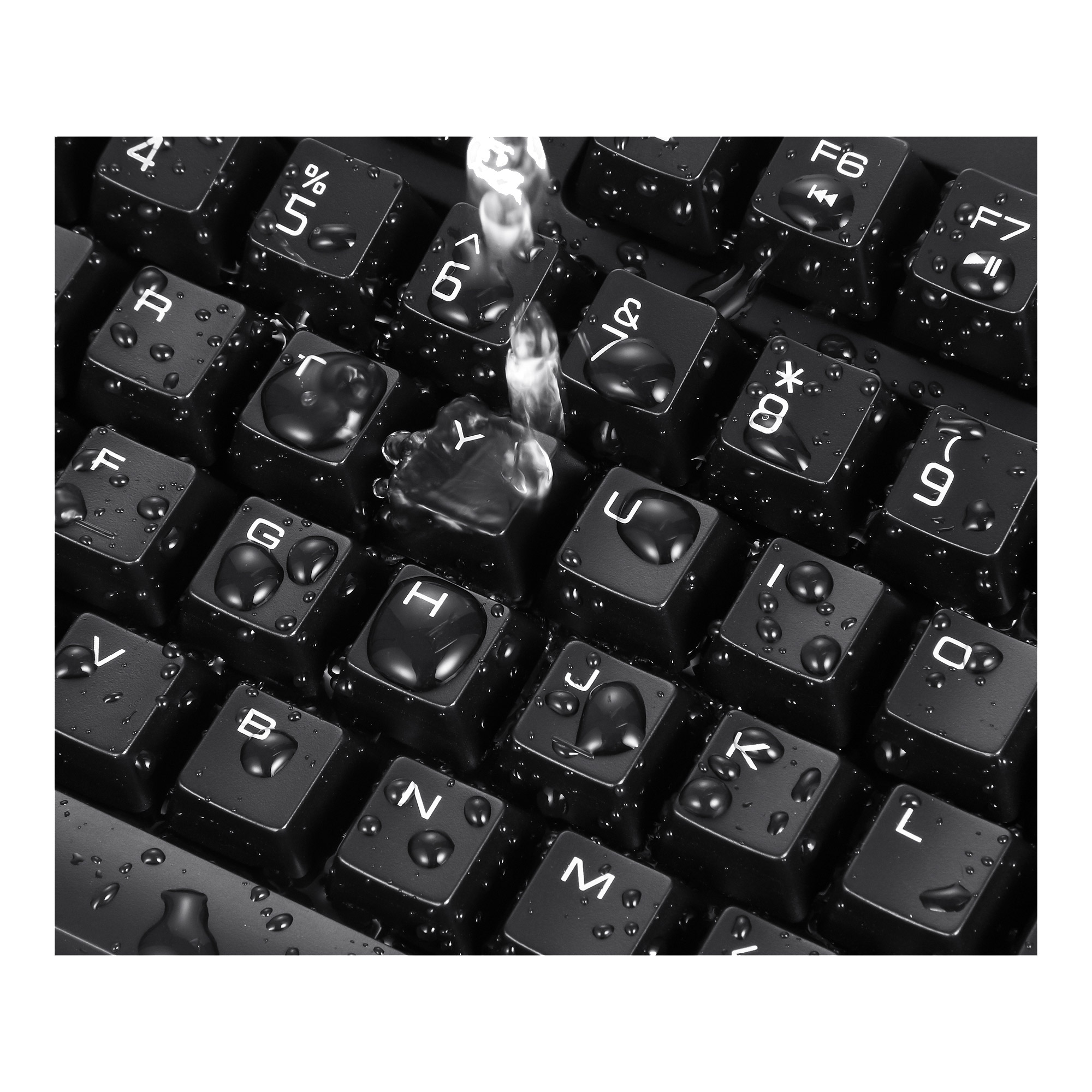 Perixx PERIBOARD-517 keyboard USB QZERTY English White