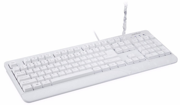 Perixx PERIBOARD-517 keyboard USB QZERTY English White