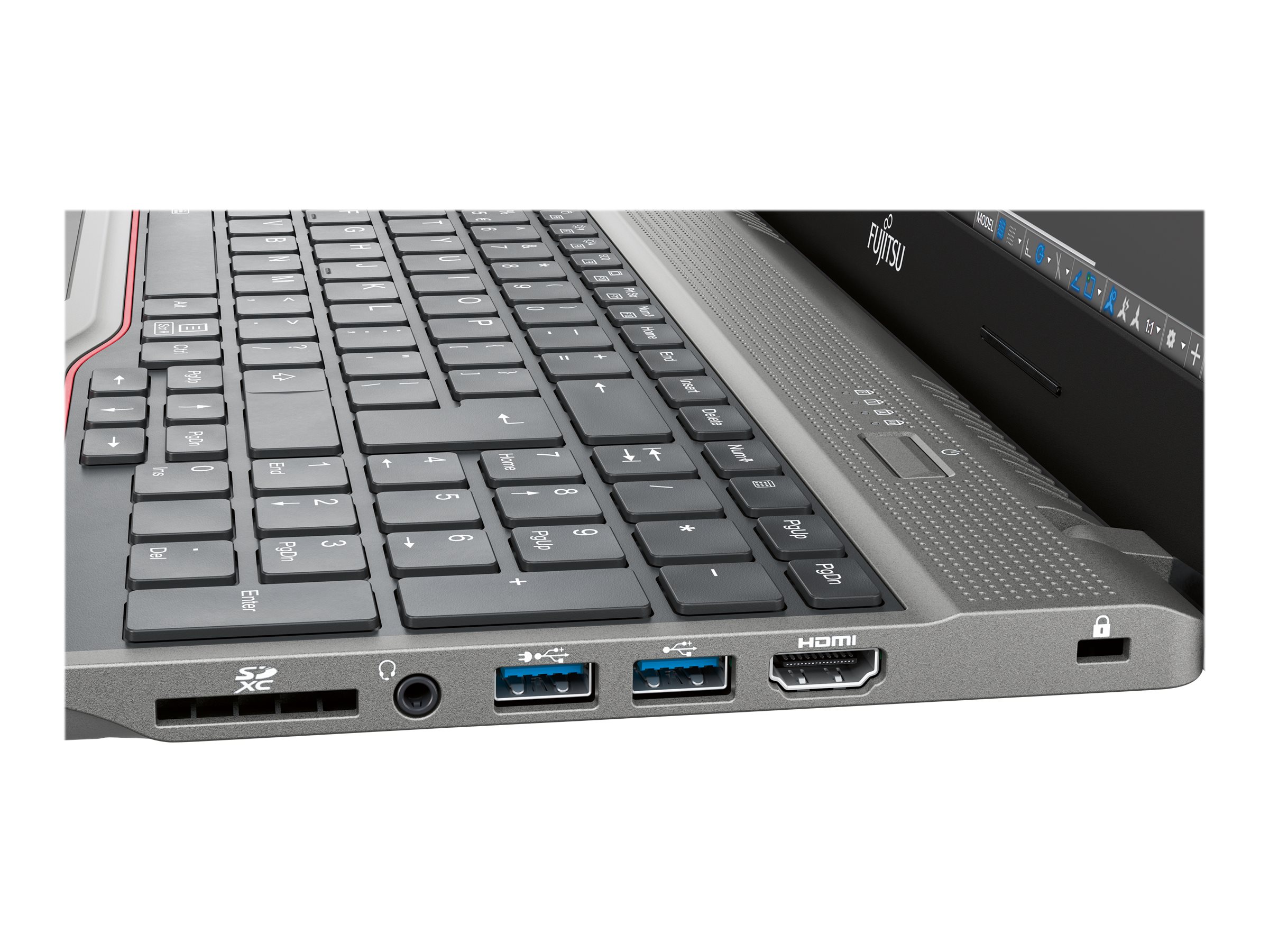 Fujitsu CELSIUS H5511 - Intel Core i7 1165G7 / 2.8 GHz - Win 10 Pro 64-Bit - Quadro T500 - 32 GB RAM - 1 TB SSD SED - 39.6 cm (15.6)