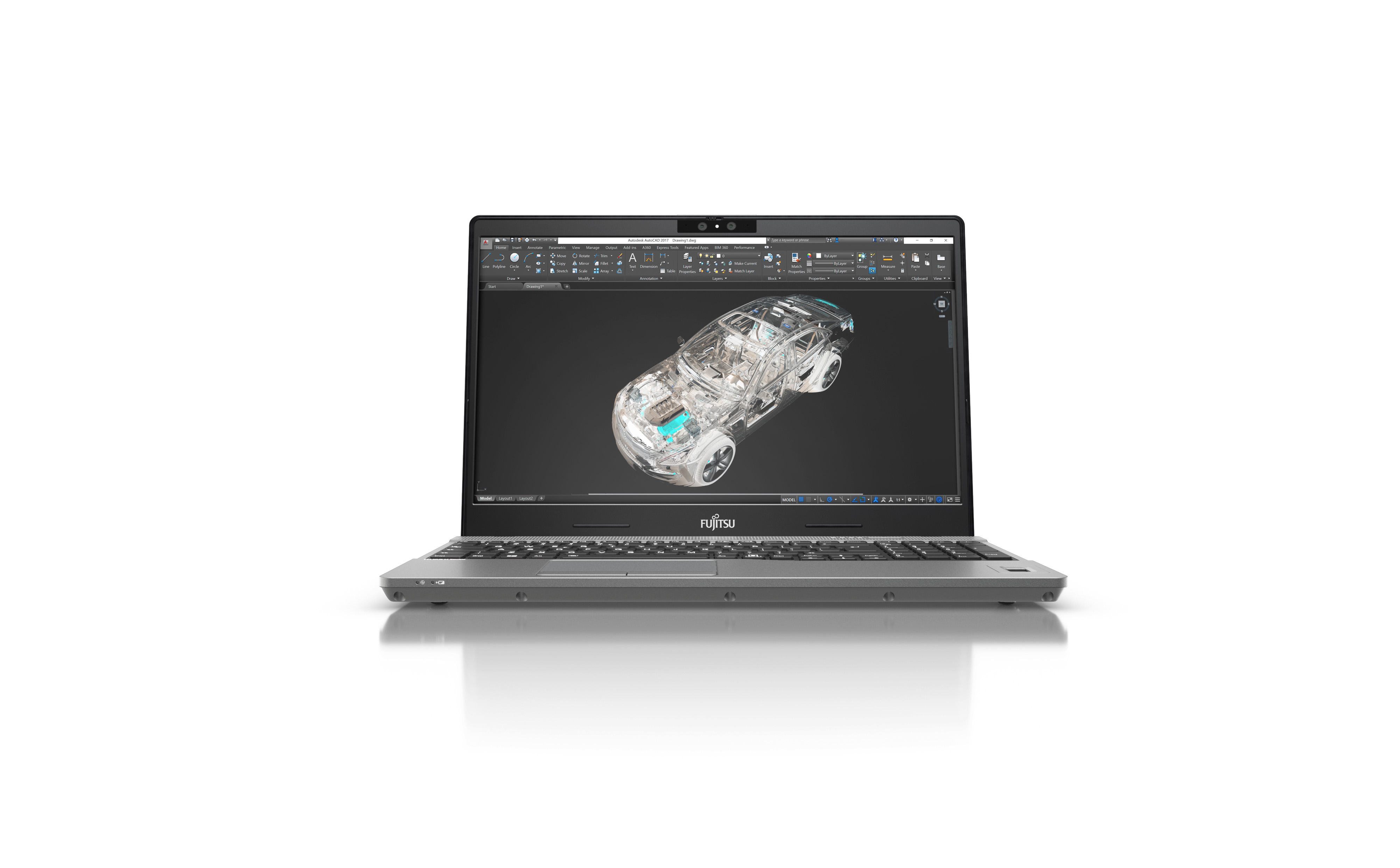 Fujitsu CELSIUS H5511 - Intel Core i7 1165G7 / 2.8 GHz - Win 10 Pro 64-Bit - Quadro T500 - 32 GB RAM - 1 TB SSD SED - 39.6 cm (15.6)