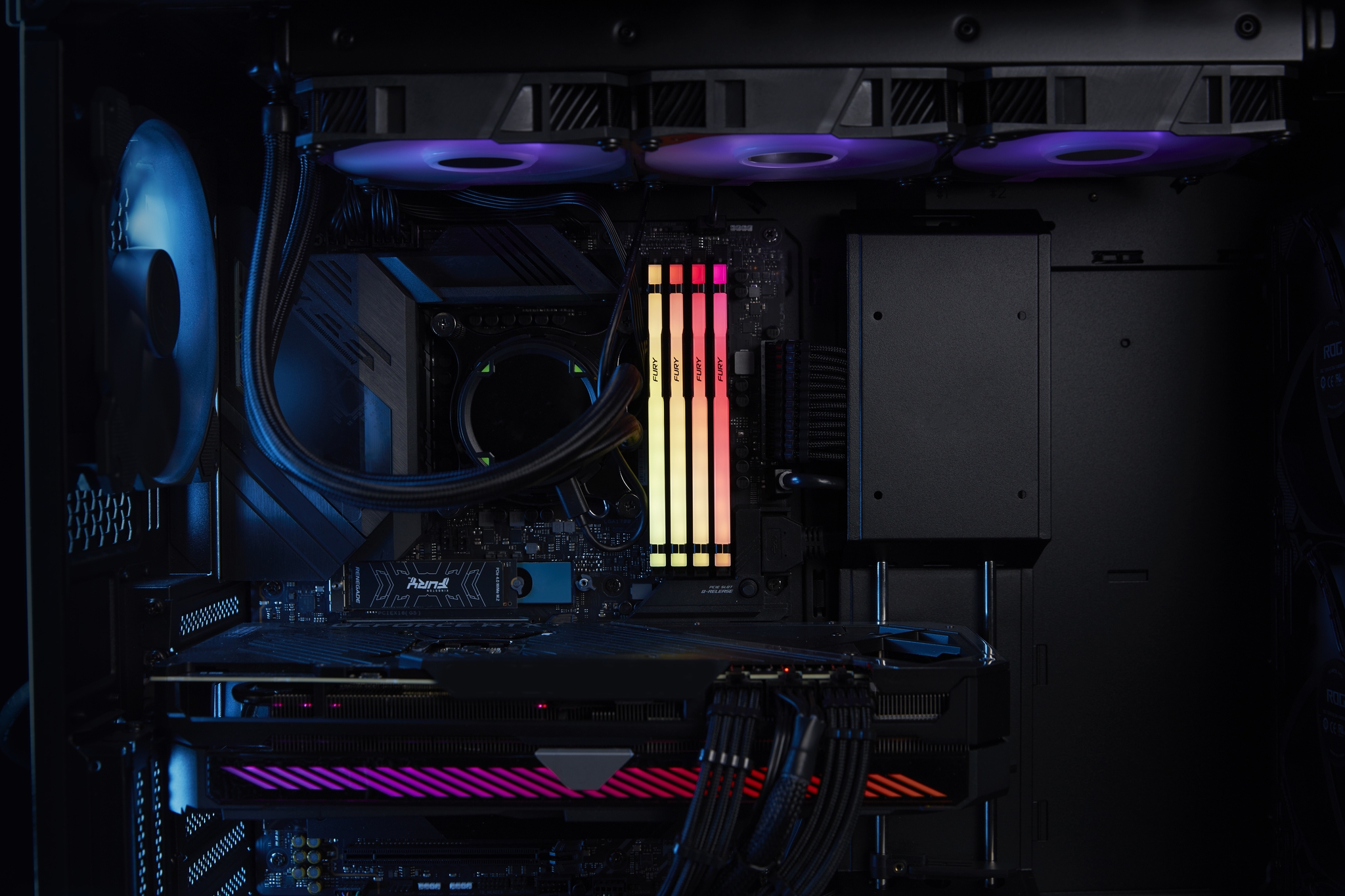 Kingston Technology FURY Beast 16 Go 5600 MT/s DDR5 CL36 DIMM RGB