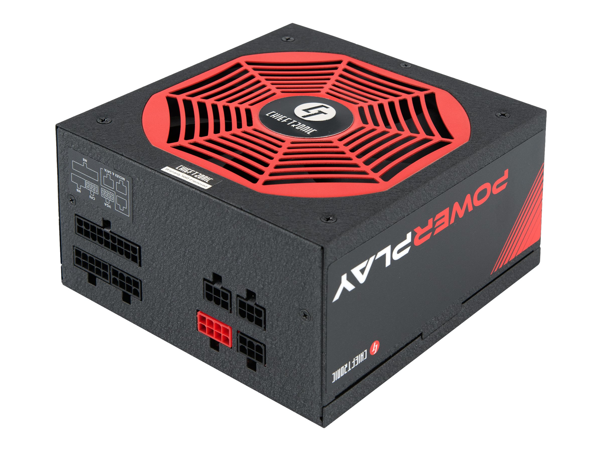 Chieftec PowerPlay power supply unit 550 W 20+4 pin ATX PS/2 Black, Red