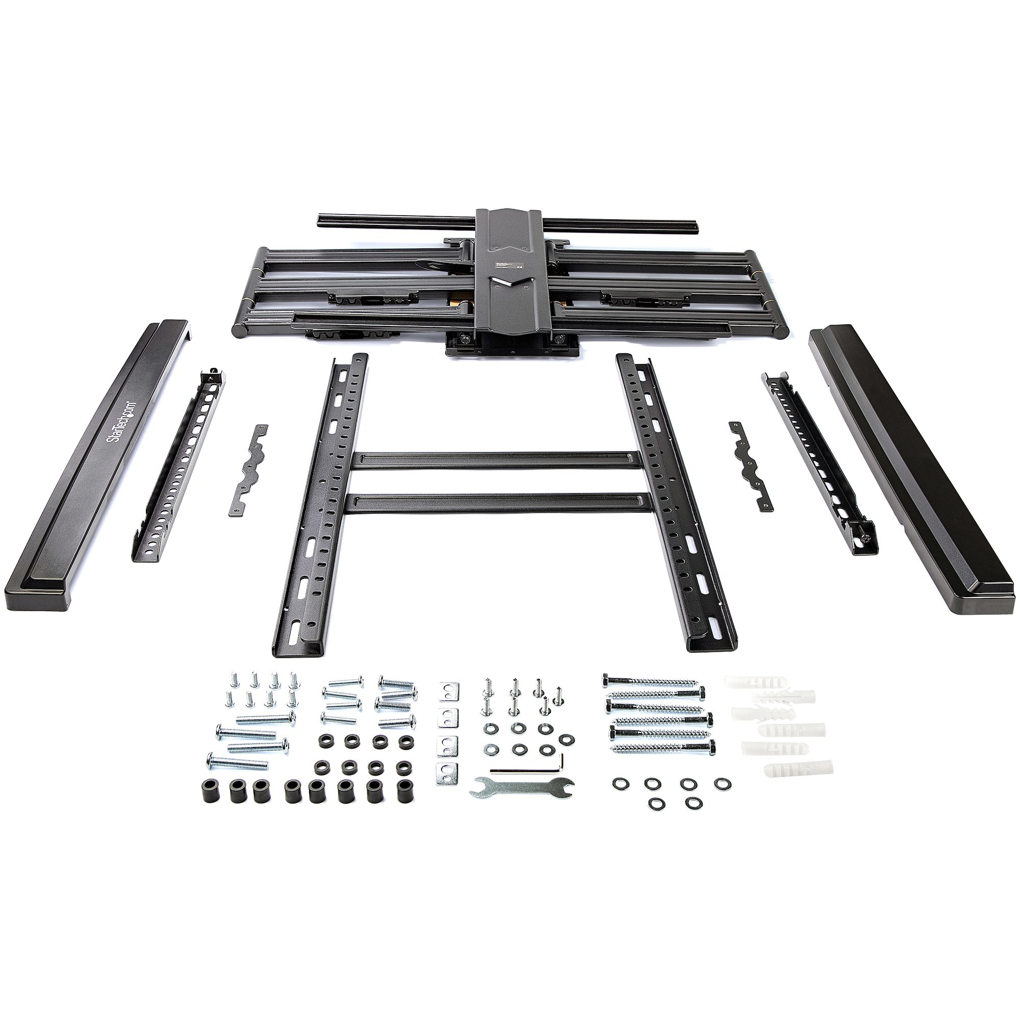 StarTech.com TV Wall Mount supports up to 100 inch VESA Displays, Low Profile Full Motion TV Wall Mount for Large Displays, Heavy Duty Adjustable Tilt/Swivel Articulating Arm Bracket - Cable Management (FPWARTS2)