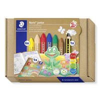 STAEDTLER Wachsmalkreide Noris junior Bastel-Set retail