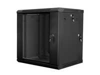 Lanberg WF02-6612-10B - Wandmontiertes Regal - 12U - 60 kg - 28 kg - Schwarz