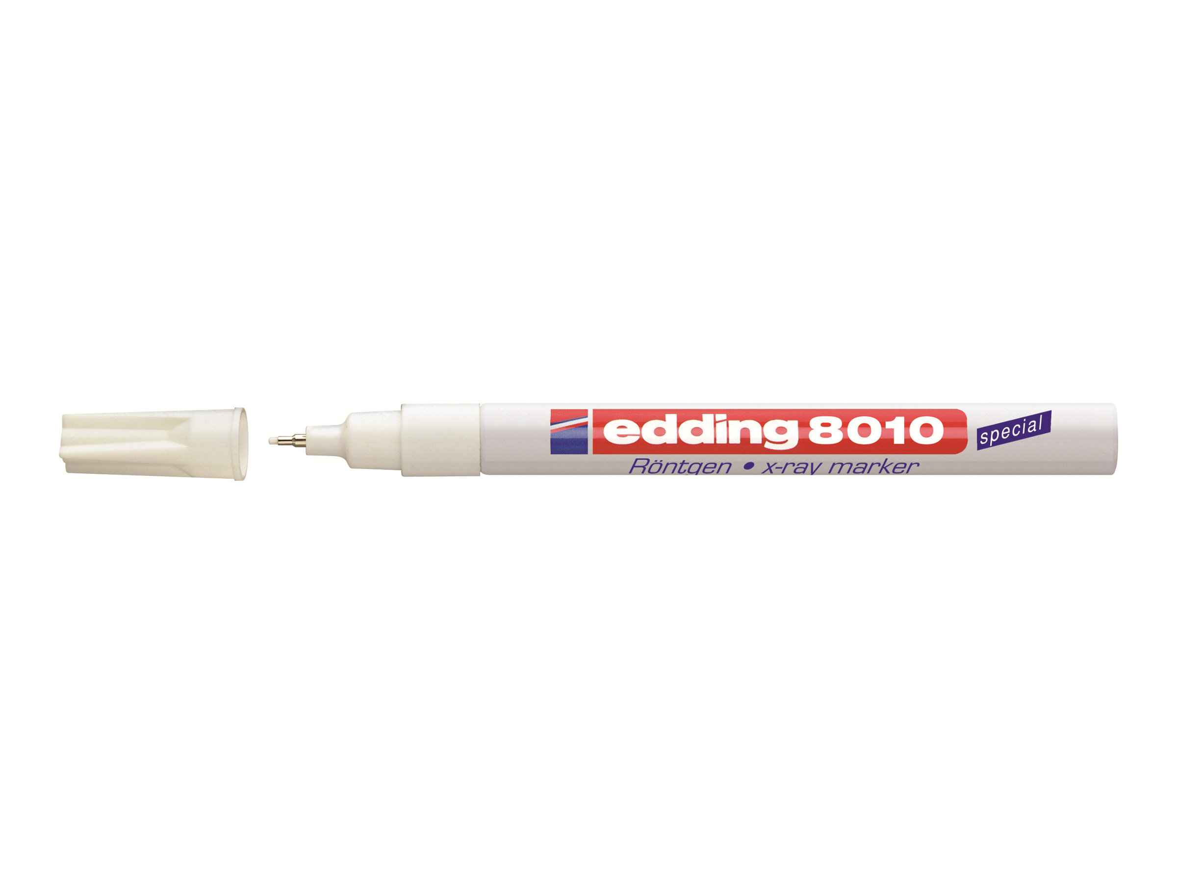 Edding 8010 marker 1 pc(s) Round tip White