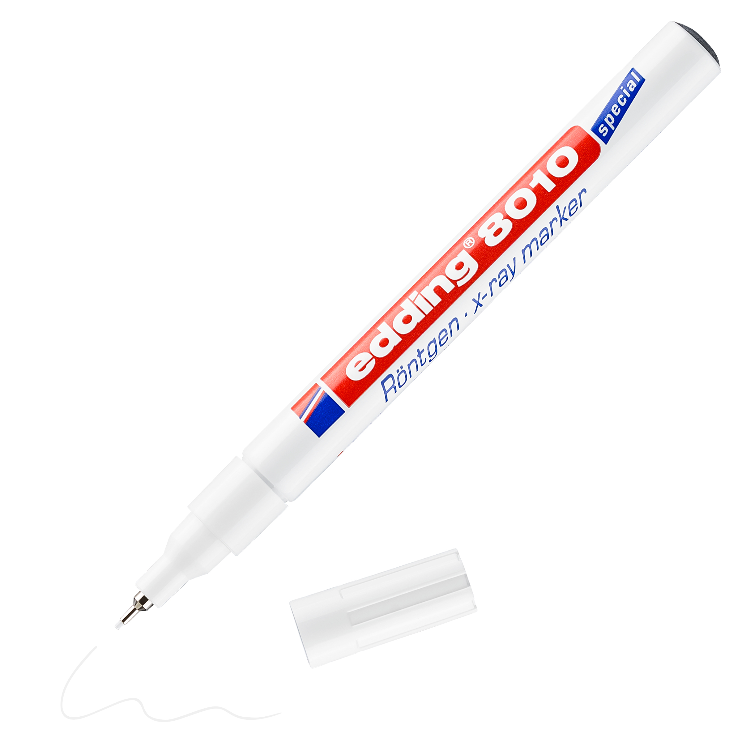 Edding 8010 marker 1 pc(s) Round tip White